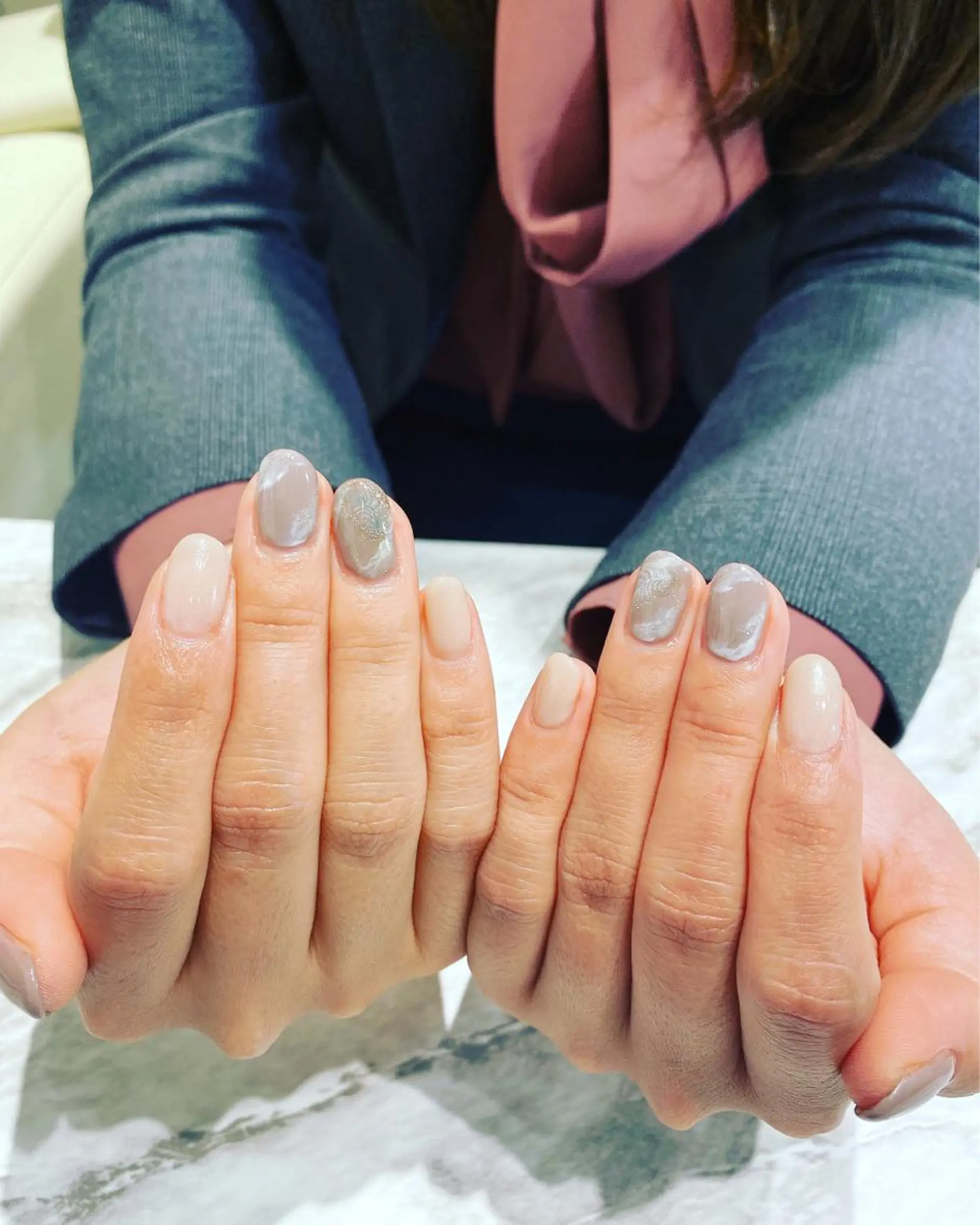 ネイル オフィスネイル ハンドネイル フットネイル ハンドケア nail salon  AlgeTy所属・✴︎:.｡. MAKI.｡.:✴︎のネイルデザイン