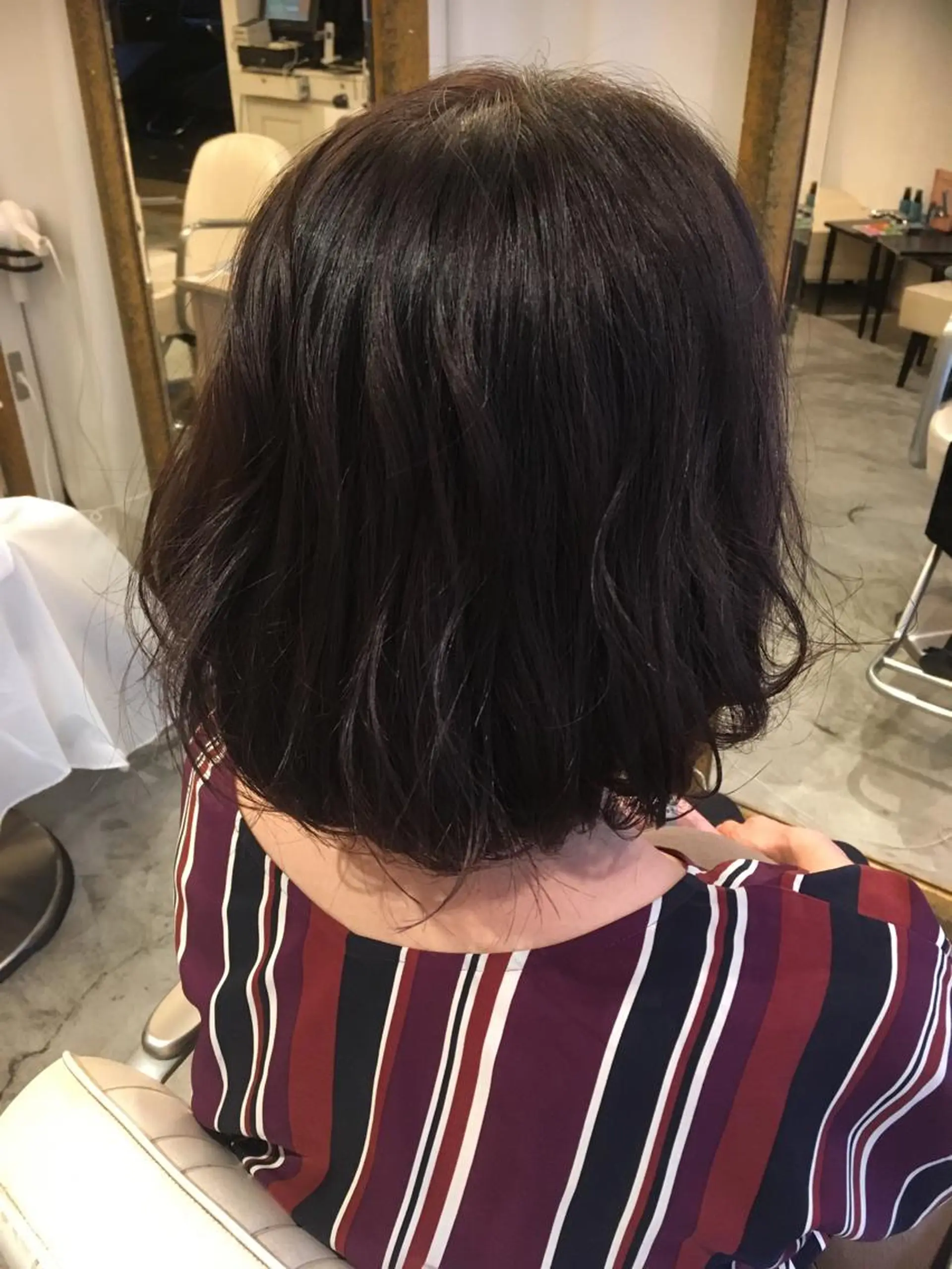 ミディアム カラー イルミナカラー Lumderica(ラムデリカ)所属・横浜/元町/石川町 ラムデリカYUKAのヘアスタイル