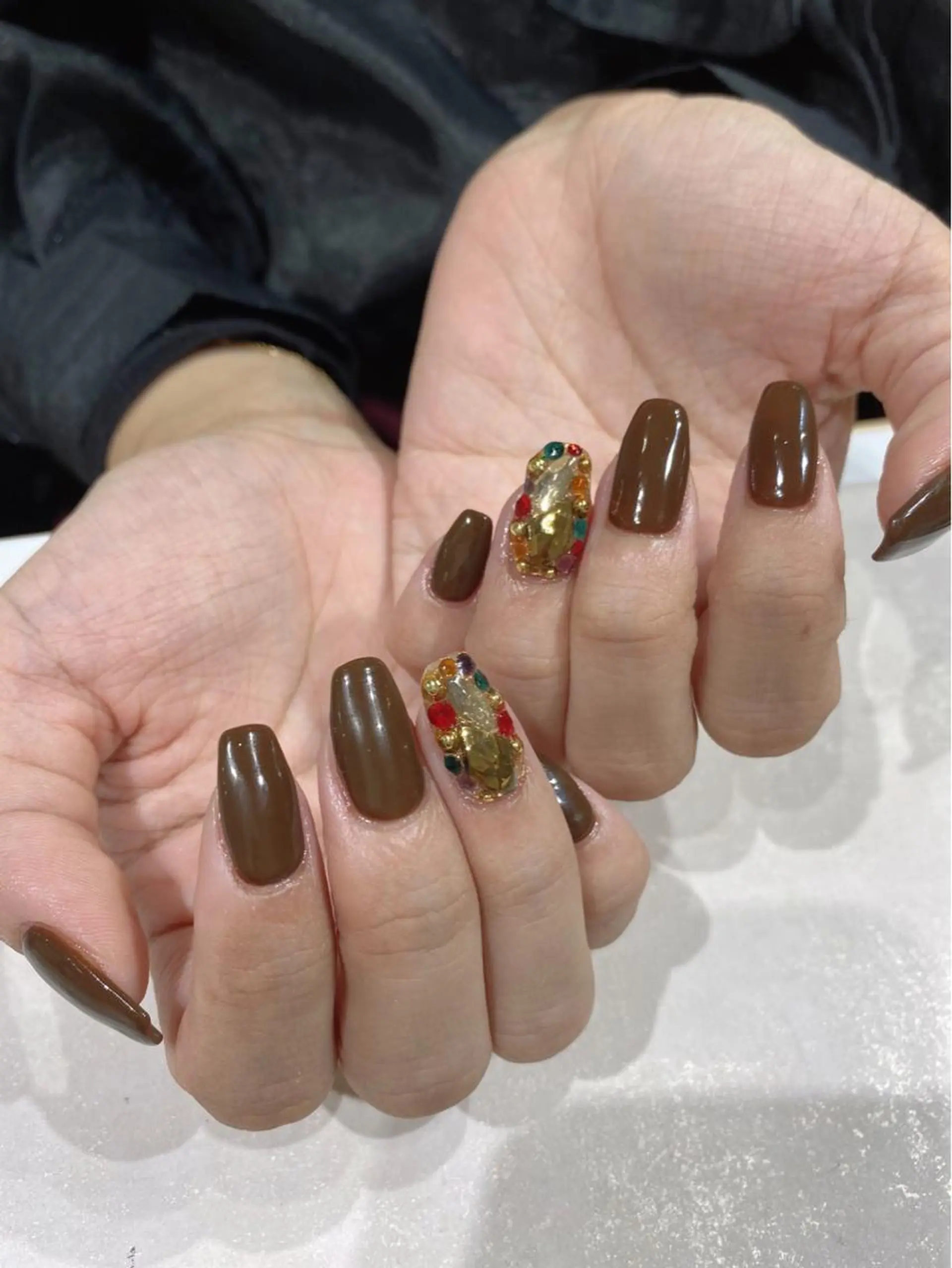 ミディアム Nail  R💫 naoのネイルデザイン