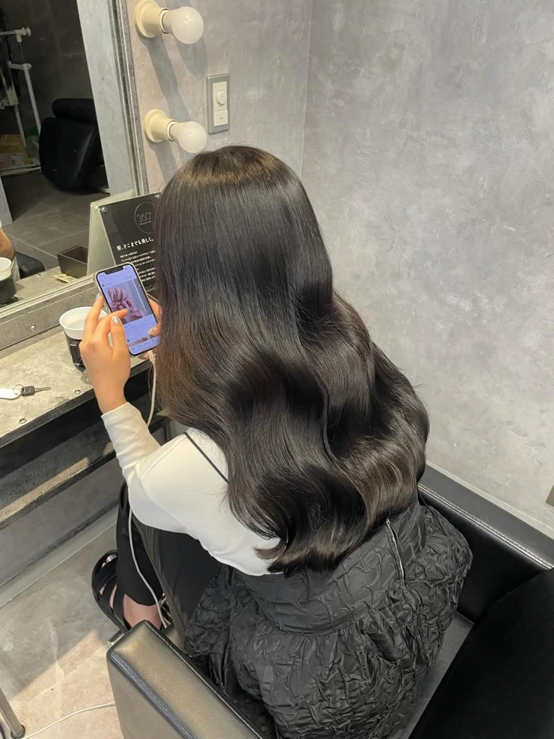 ロング ヘアカラー mimiiy fukaのヘアスタイル