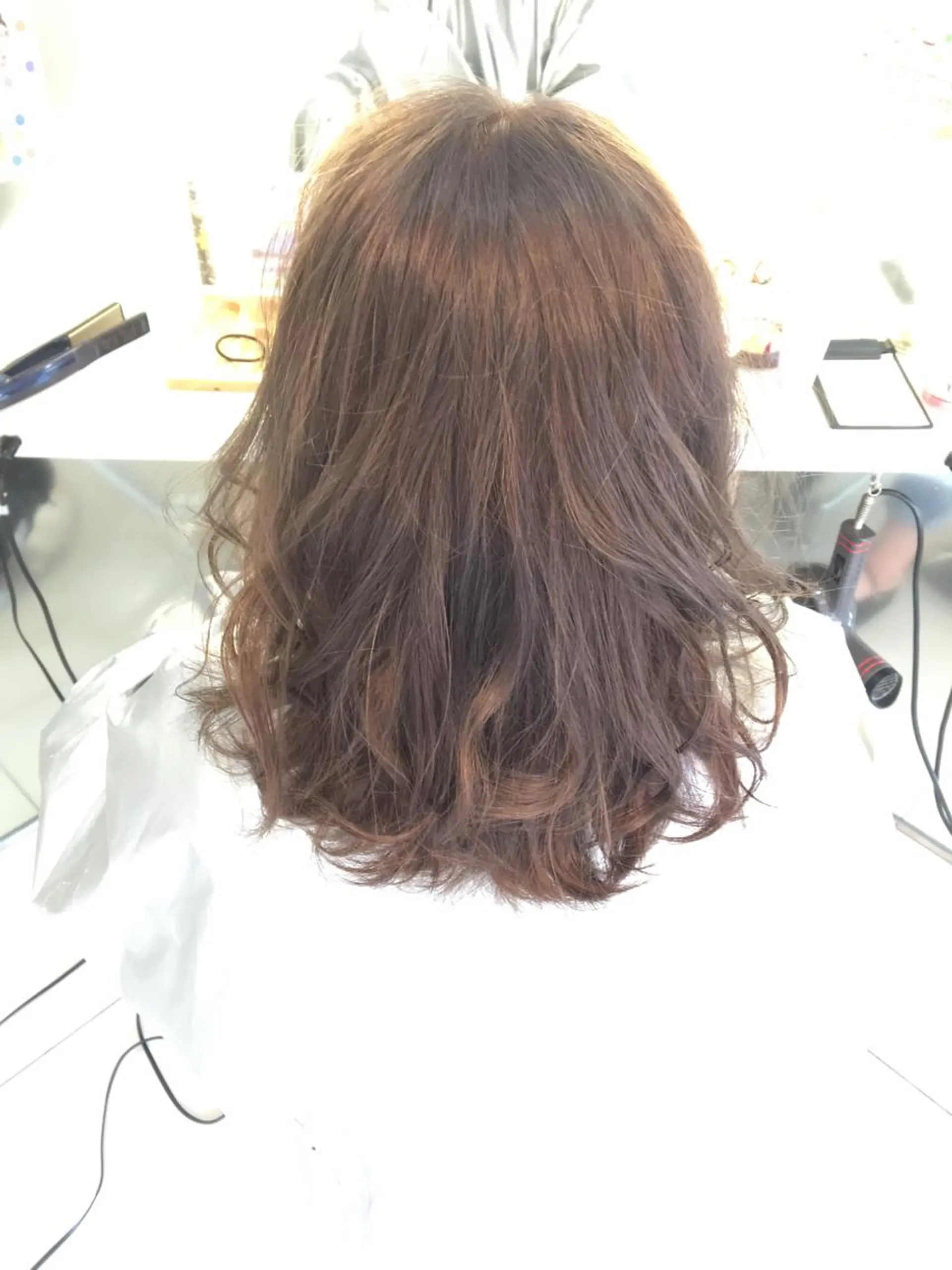 ミディアム アッシュ 広がり毛特化 頭身浴/ 中田のヘアスタイル