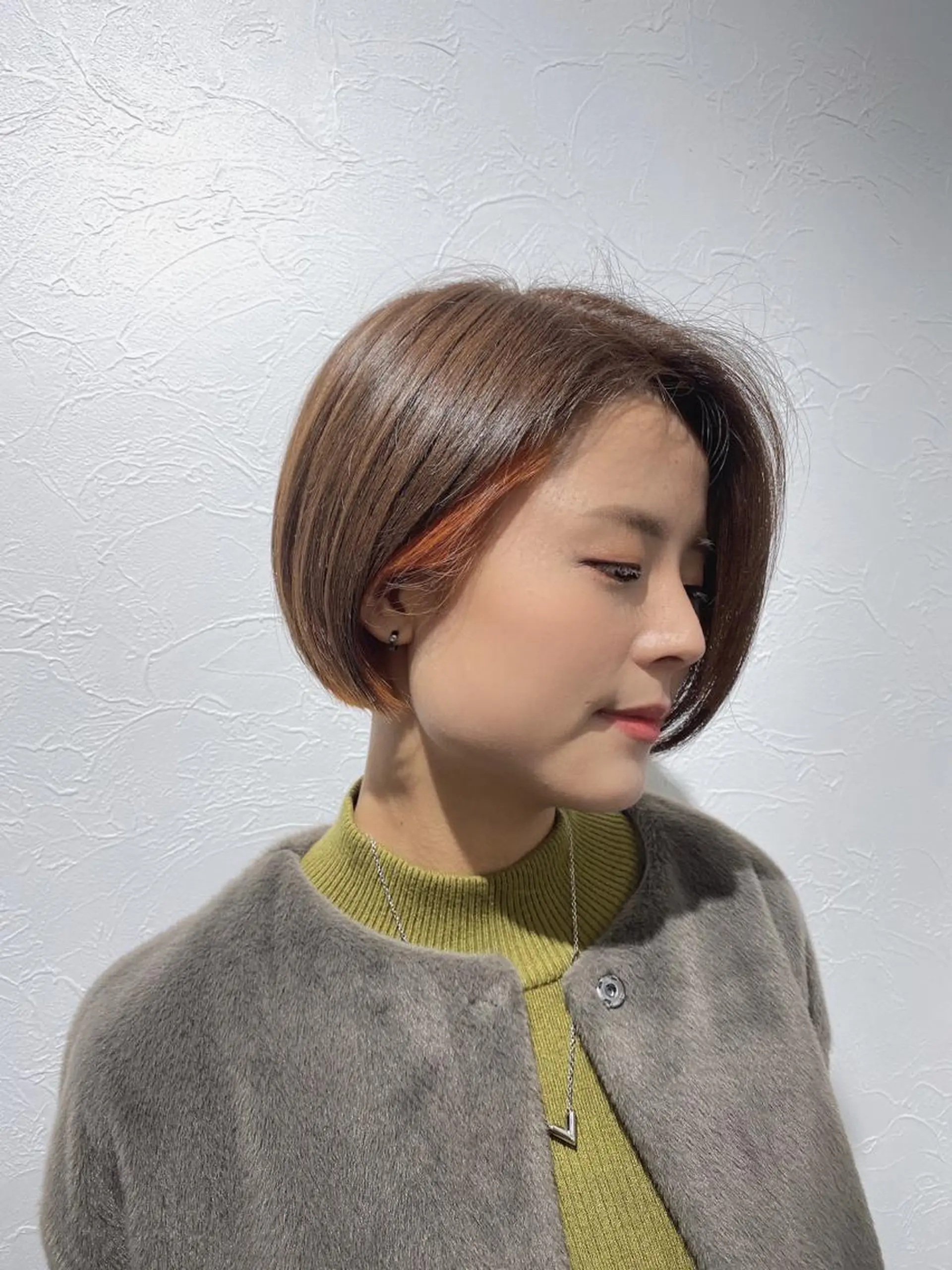 ショート カット ヘアカラー トリートメント 🪻花屋併設🪻秀島 有紀のヘアスタイル