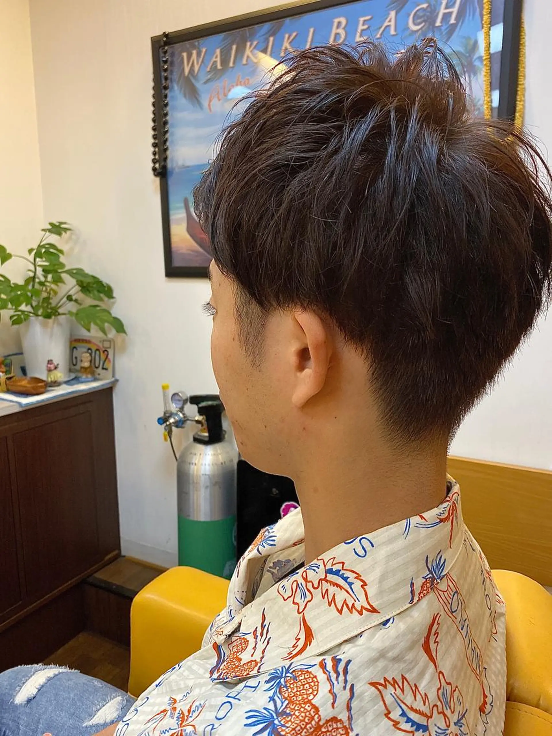 ショート メンズ ヘアーデザイン ククイ所属・【緩パン】イトウ シンゴのヘアスタイル