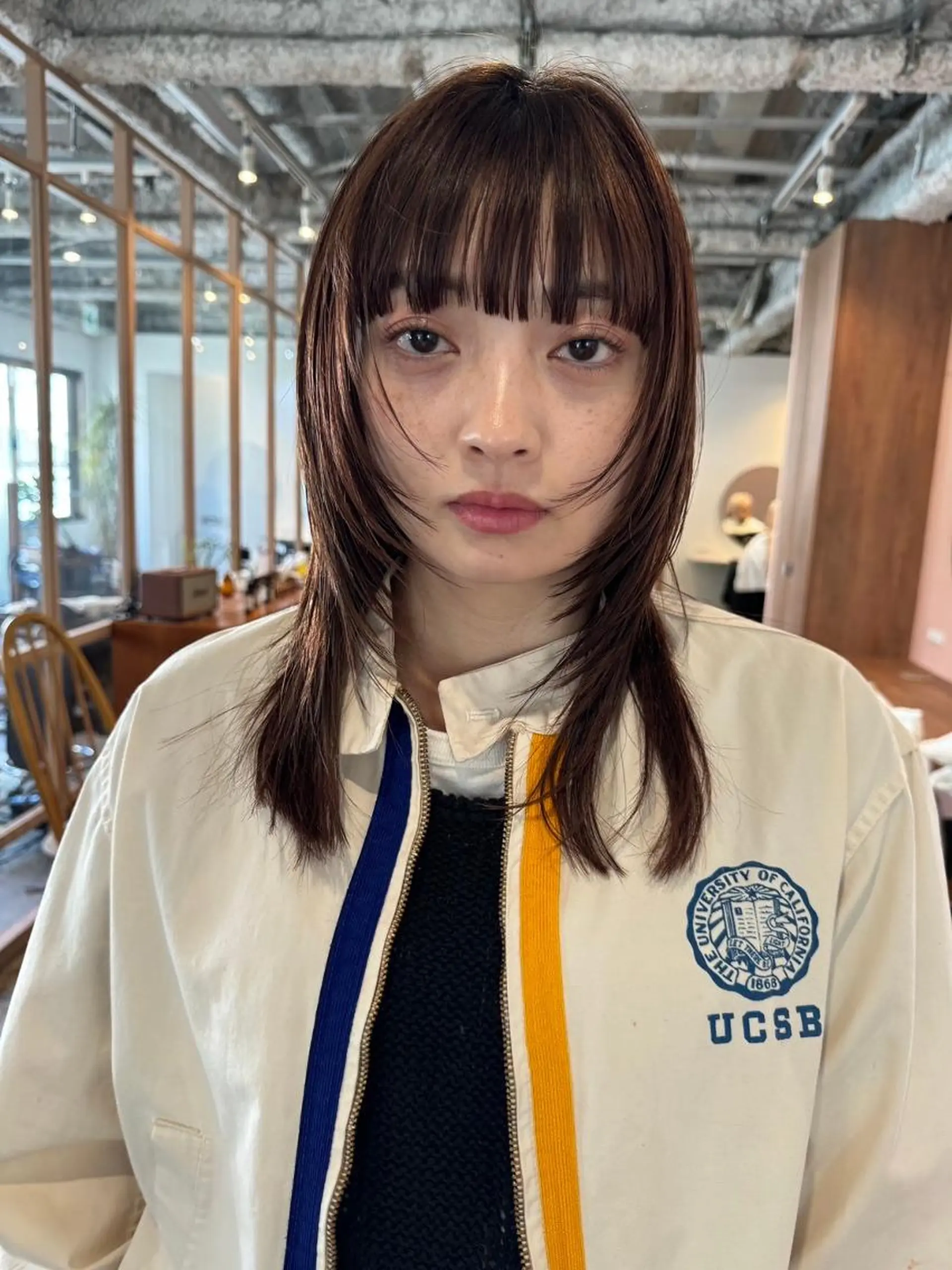 ショート カラー パーマ ショートボブ アディクシーカラー ブリーチ ケアブリーチ デザインカラー カット ヘアカラー CEINE OURのヘアスタイル