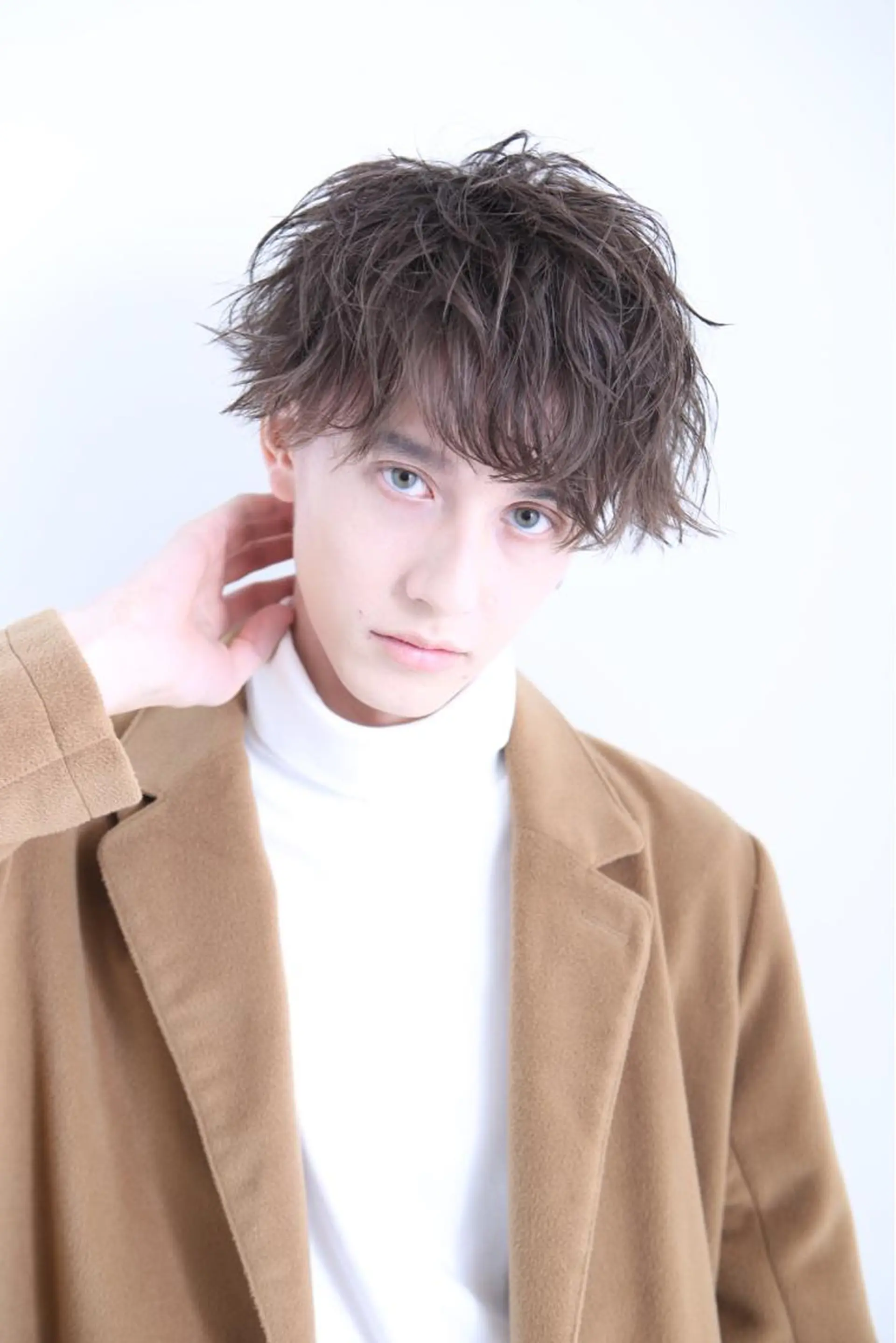 パーマ メンズ 町野 朝哉のヘアスタイル