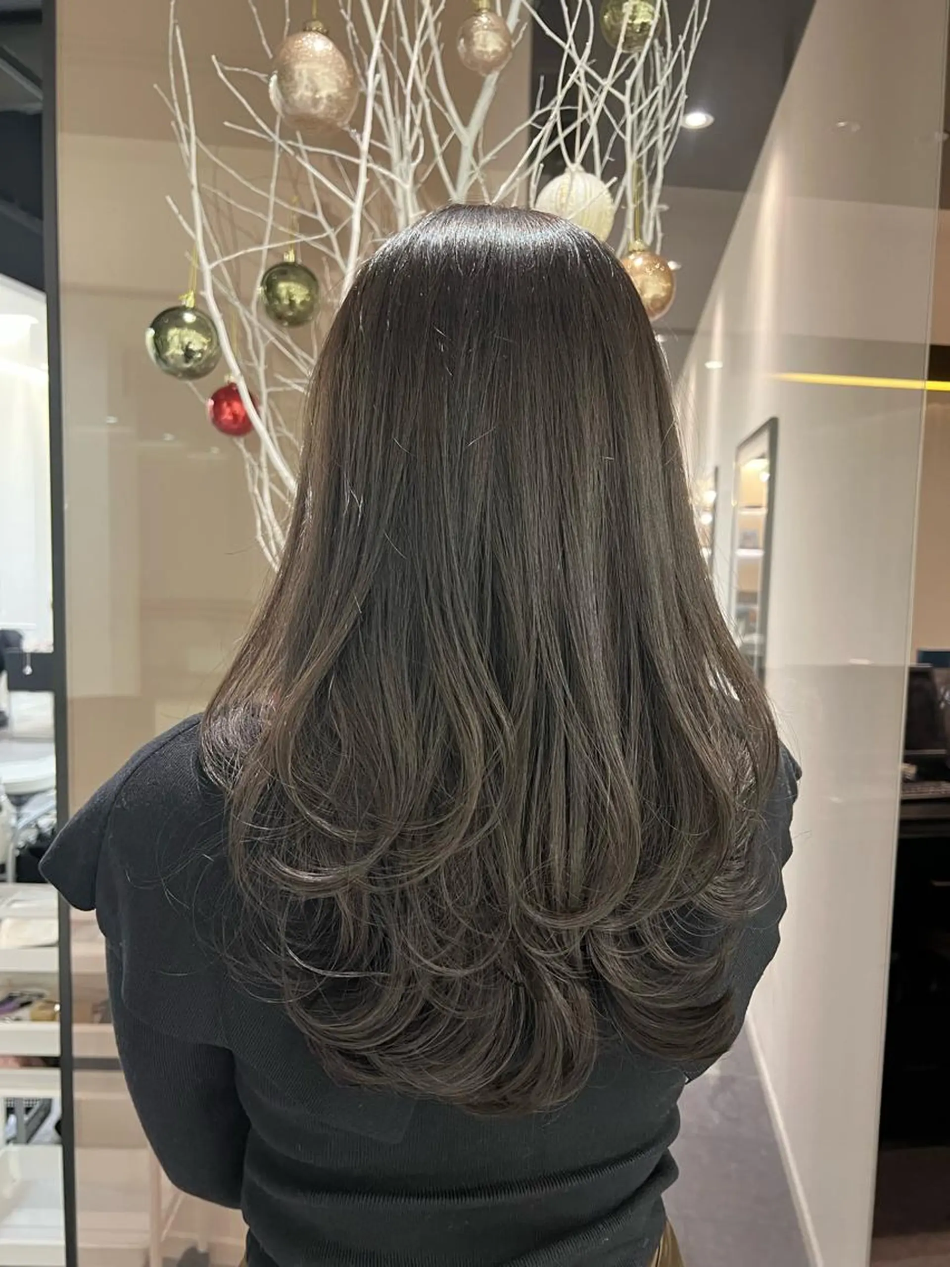 ロング カラー 透明感カラー レイヤーカット 似合わせカット 小顔カット 💎K-two名古屋 安田ちづる💎のヘアスタイル