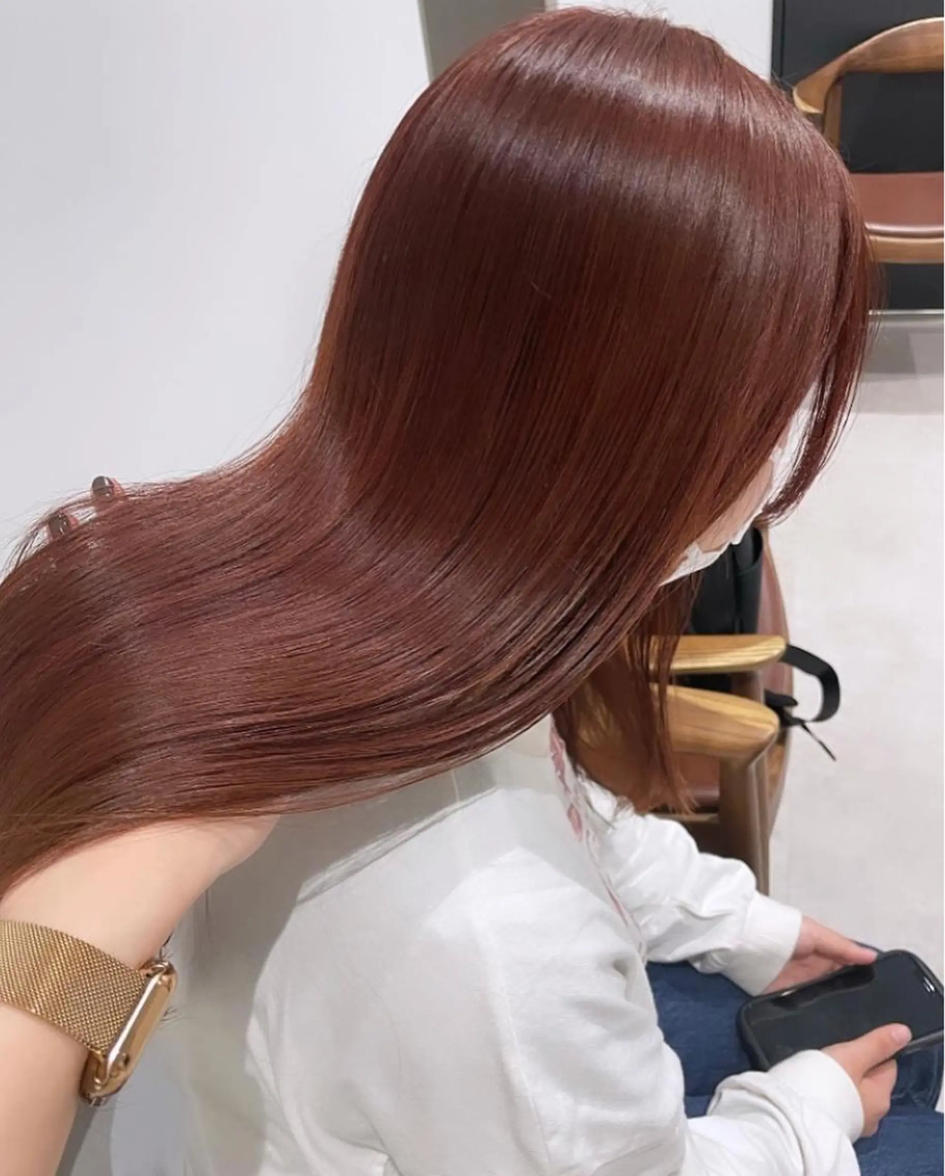 セミロング カット ヘアカラー トリートメント 東京の技術を 京都で✂︎🕊️💖のヘアスタイル