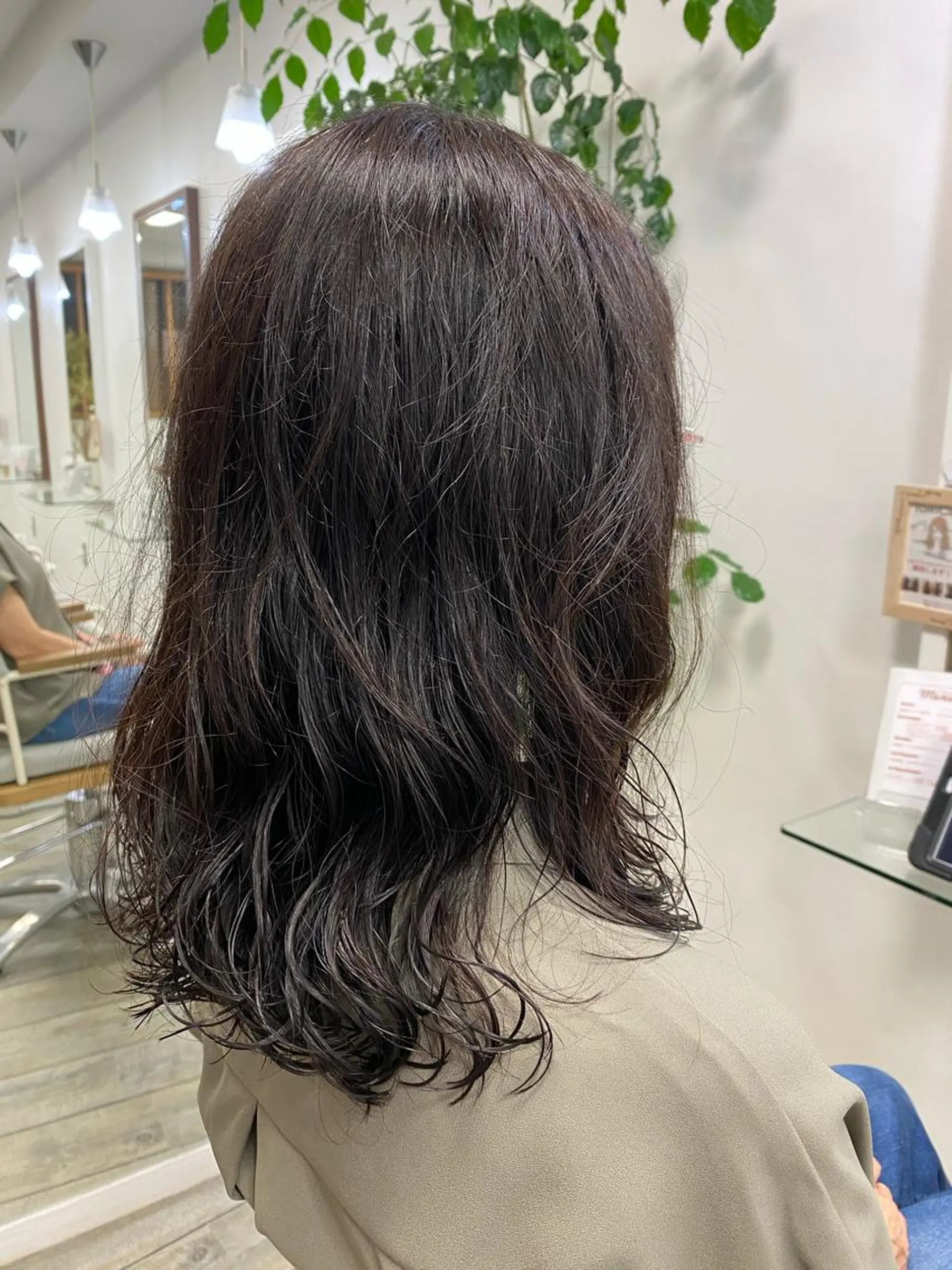 ミディアム ミディアムパーマ Aloa登戸所属・武田 学のヘアスタイル