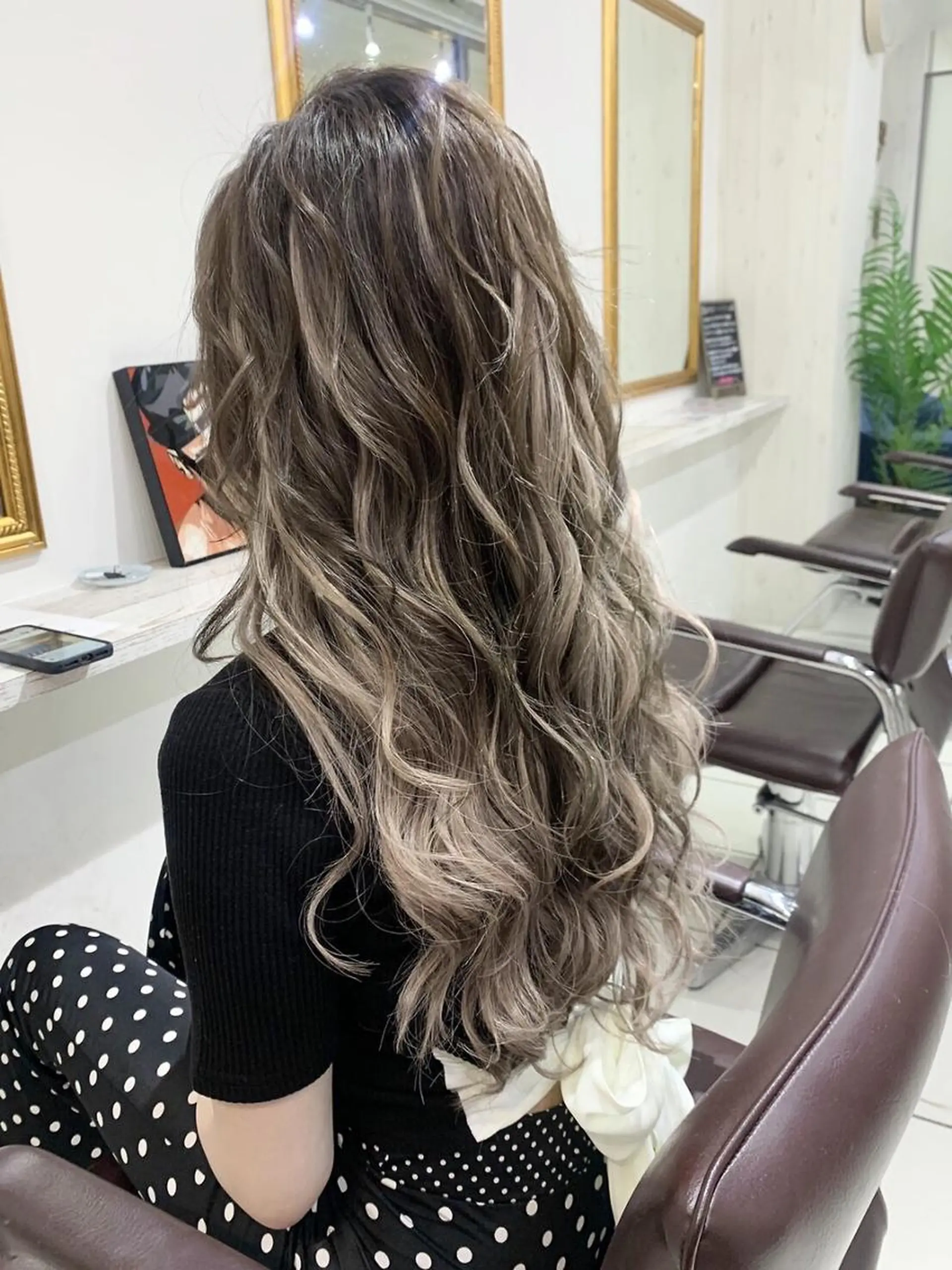 ロング カラー ヘアアレンジ レミーエクステ大阪 Device梅田のヘアスタイル