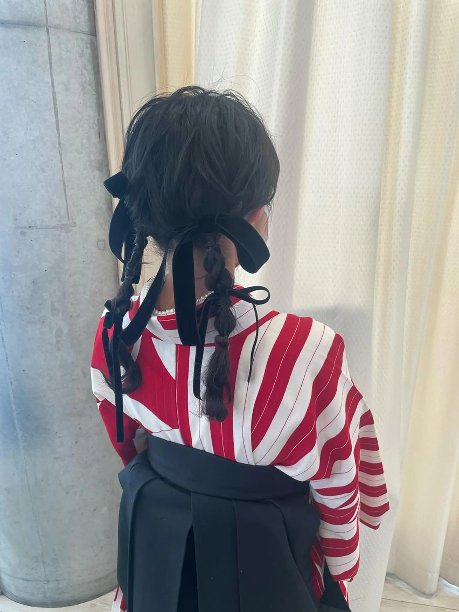 ヘアアレンジ 着付け 🍪ﾖｼｲﾊﾙﾈ🍪 ﾗﾍﾞﾝﾀﾞｰｶﾗｰのヘアスタイル
