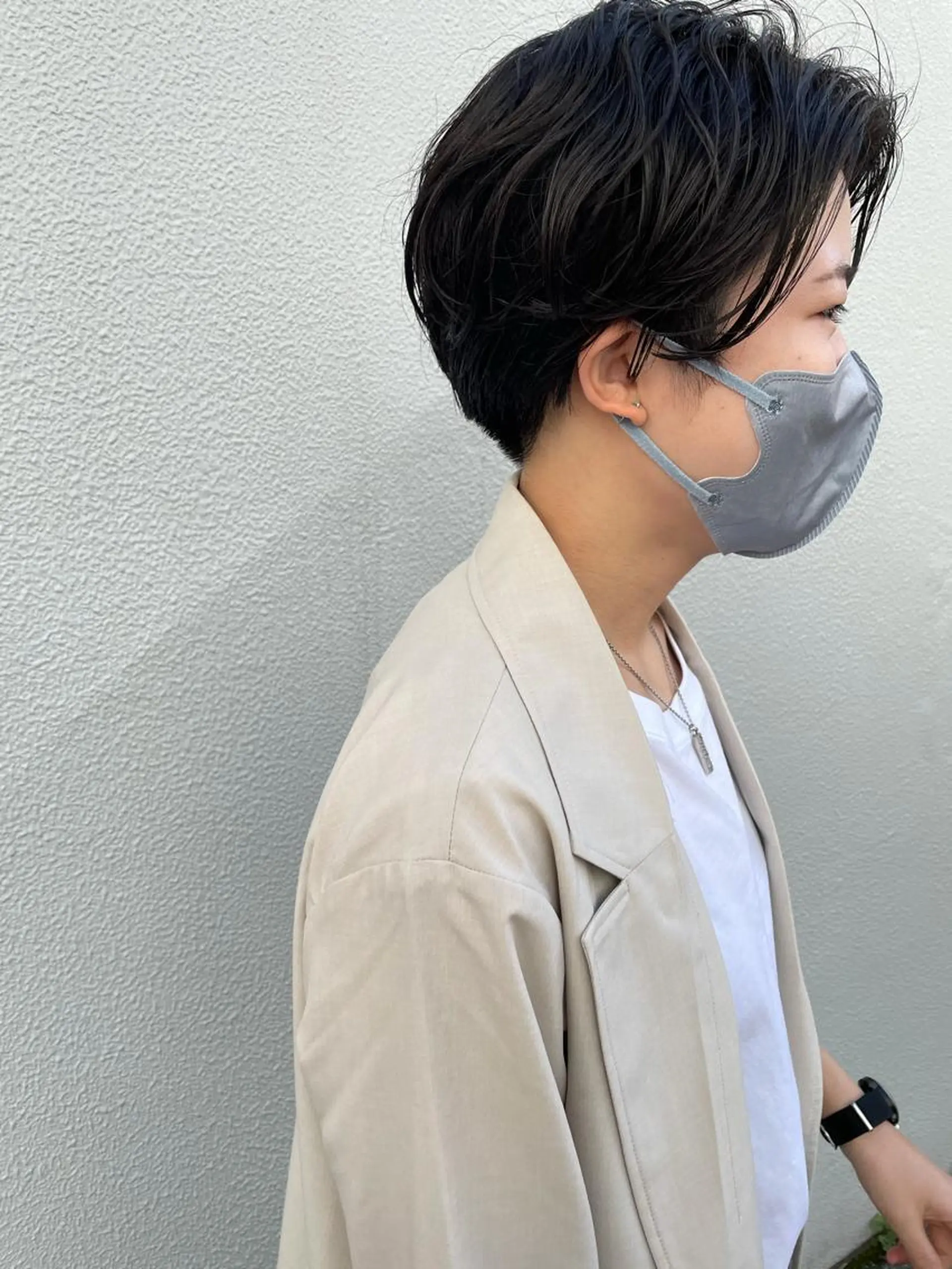 ショート カット パーマ トリートメント さの あやねのヘアスタイル