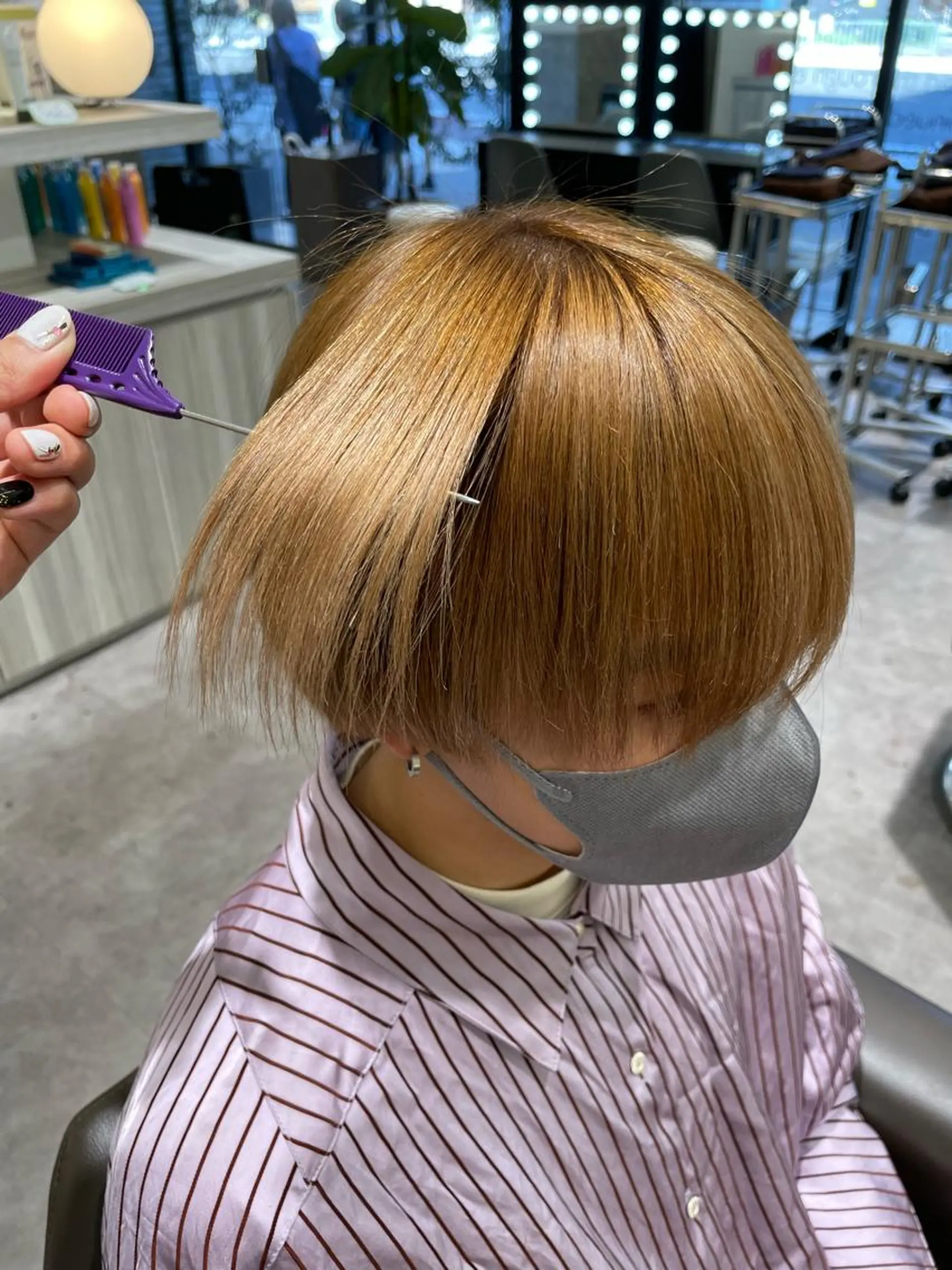 ショート メンズ マッシュ 髪質改善 メンズ特化店長✨ 9/13空◎岡本一真のヘアスタイル