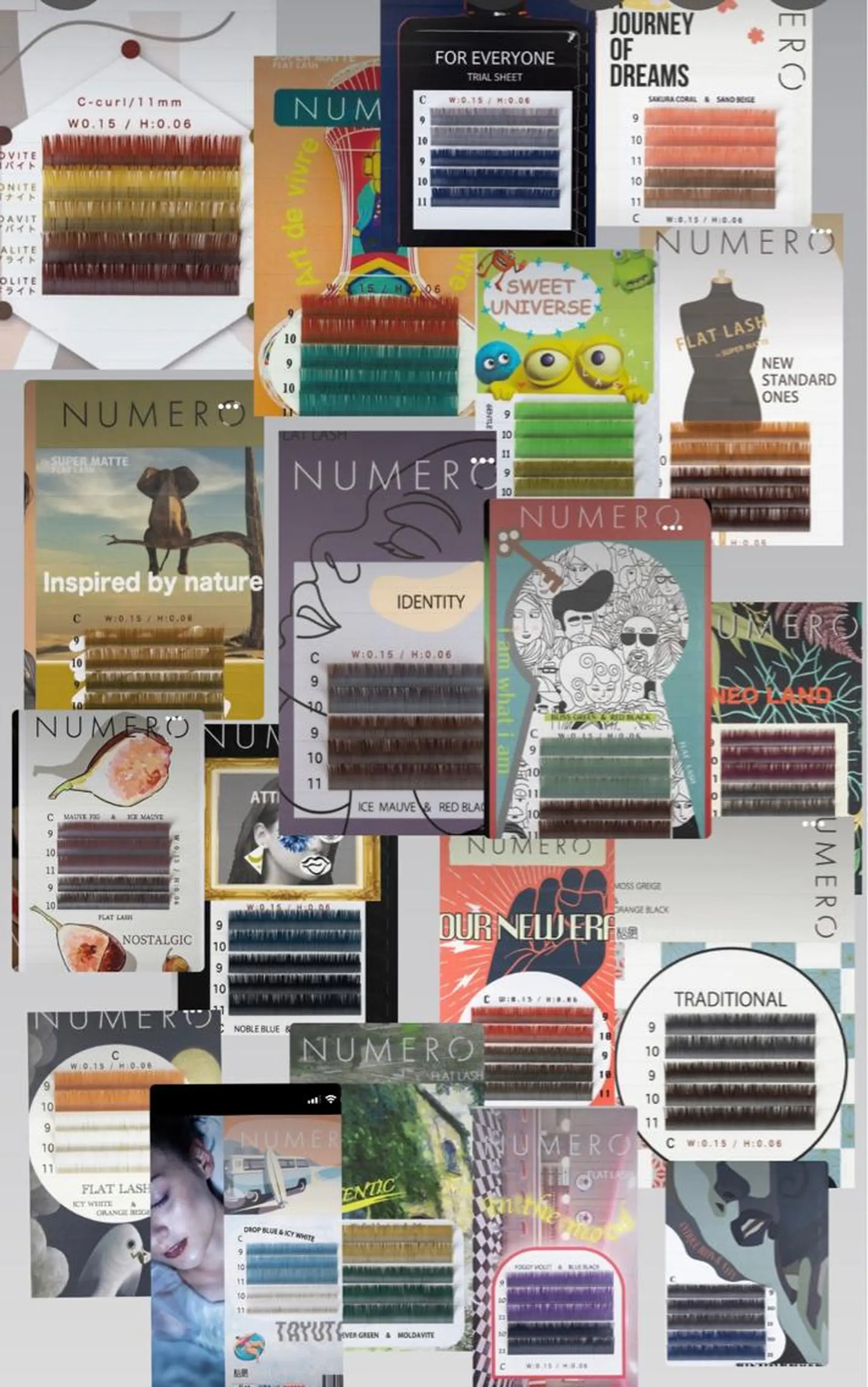 マツエク・マツパ カラーマツエク フラットラッシュ BLACKTOPAZ 20のエステ・リラクイメージ