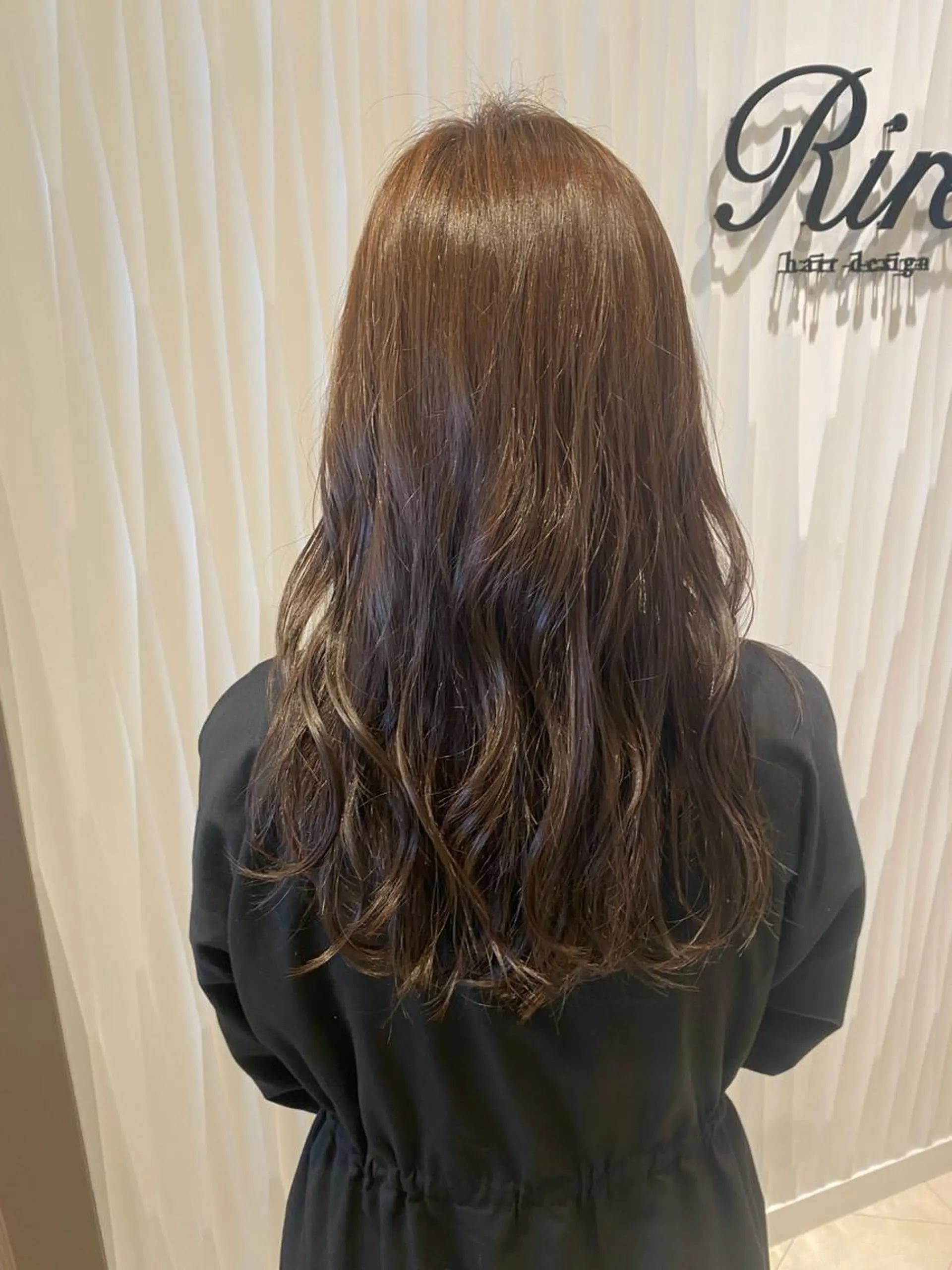 ミディアム カット ヘアカラー トリートメント 大倉 未波のヘアスタイル