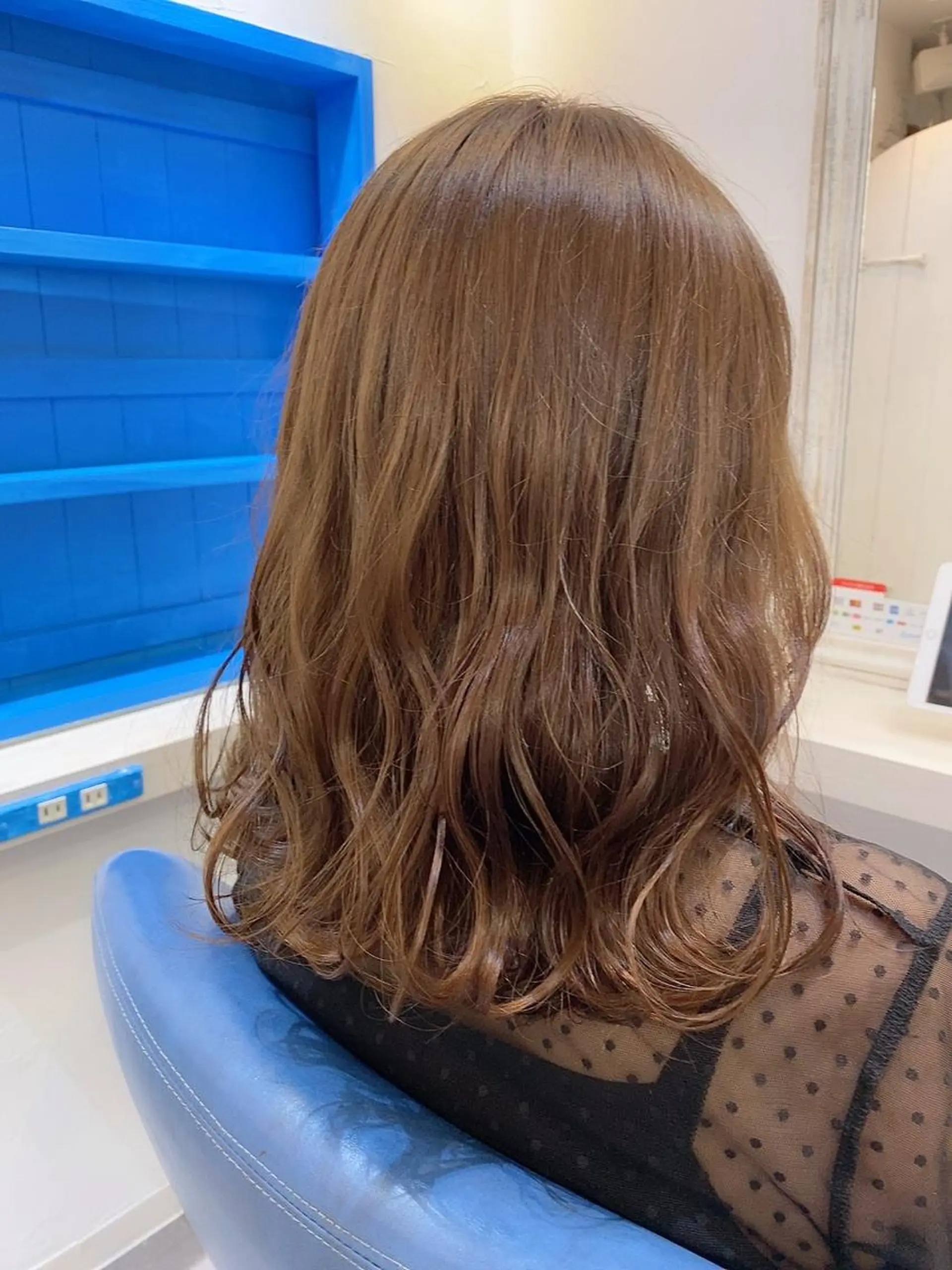 ミディアム カラー uros.所属・メンズパーマ/ エクステ🌞セナのヘアスタイル