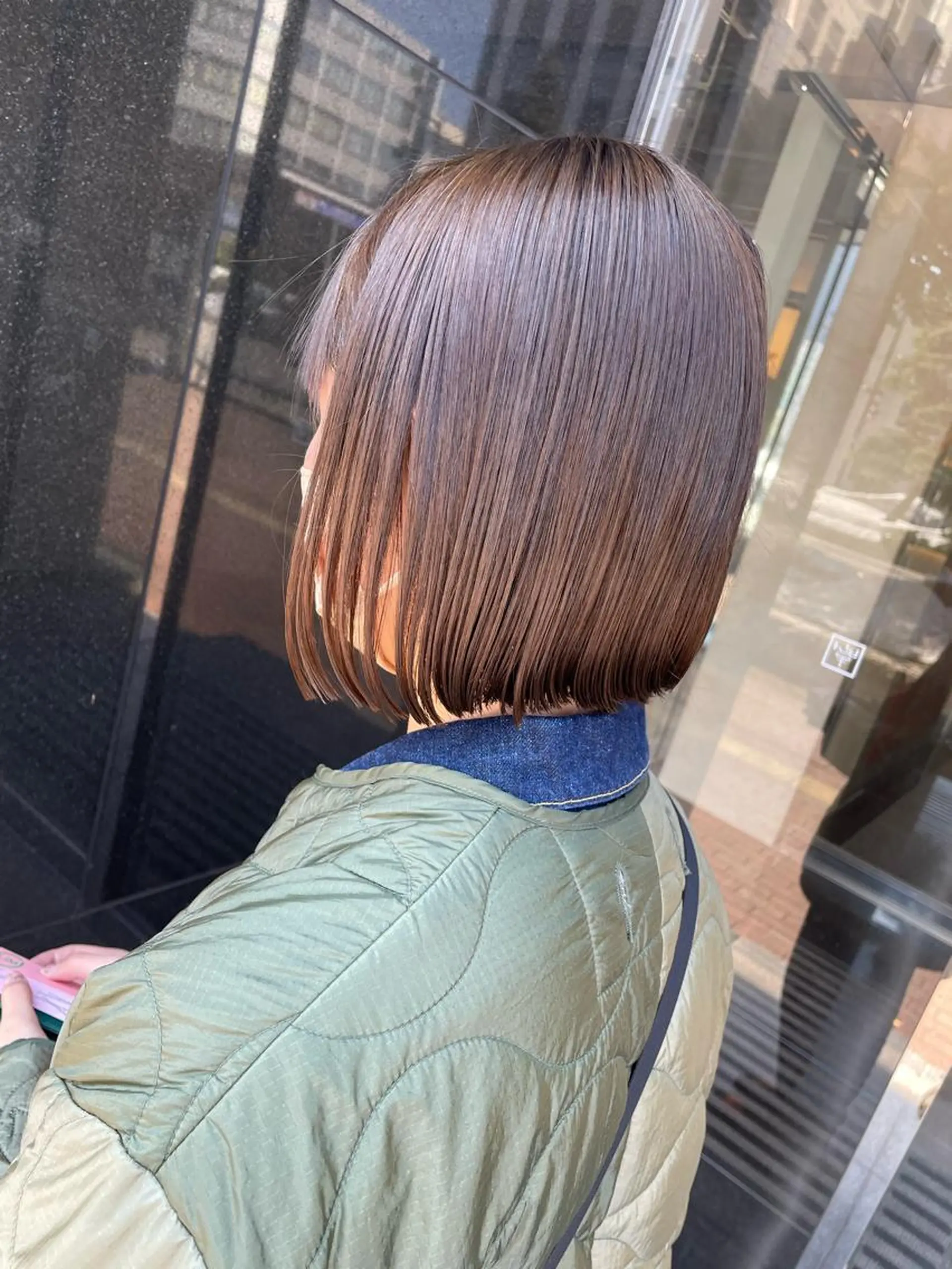ミディアム カラー ボブ 髪質改善美容室Lust所属・美容室Lust💚 嶋崎　鷹のヘアスタイル