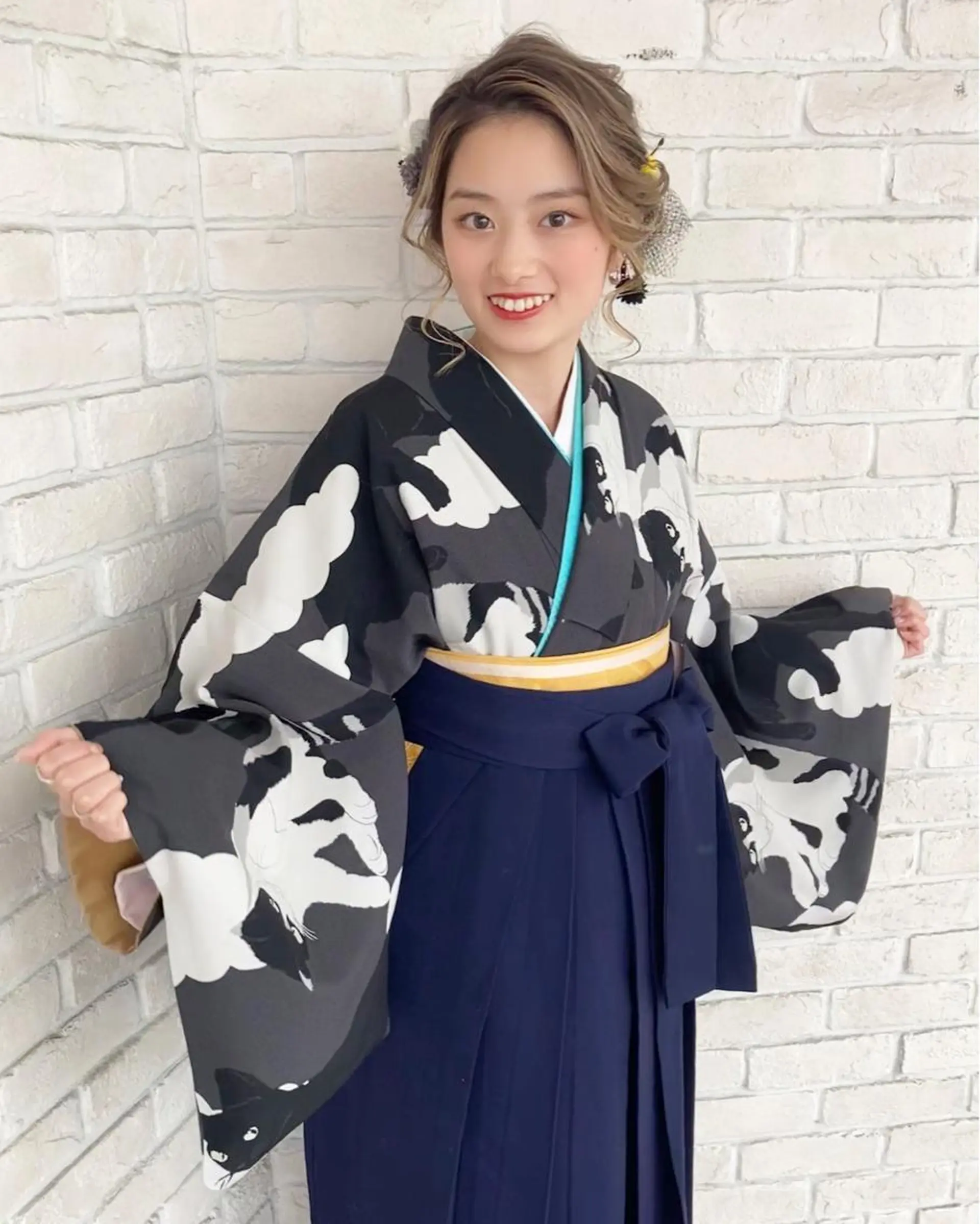 ヘアアレンジ 成人式 結婚式・ブライダル 卒業式のヘアスタイル 白髪ぼかしハイライト ヘアアレンジのその他イメージ