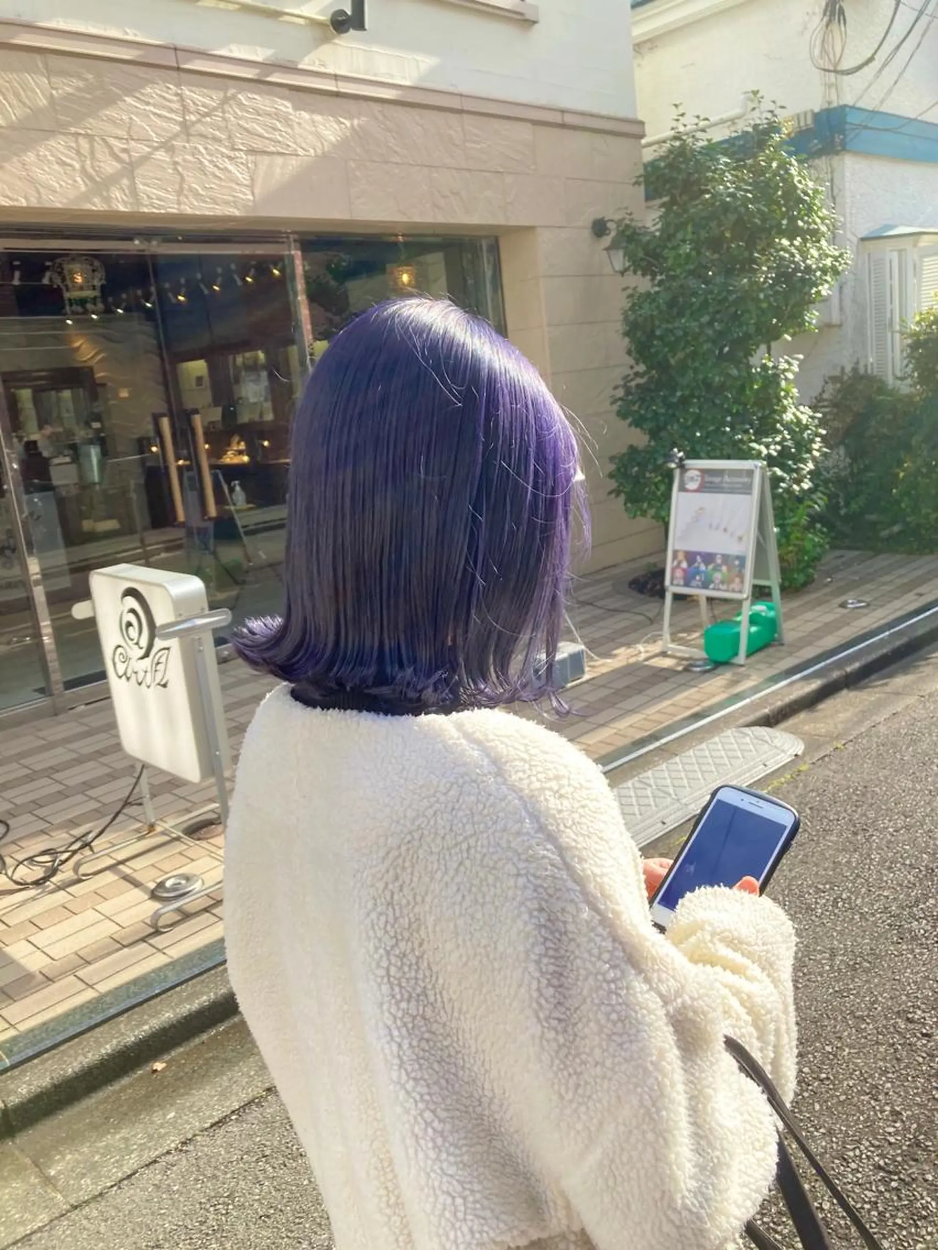 カラー ブリーチ ラベンダーカラー 💗モテ髪 ハイトーンあや💗のヘアスタイル
