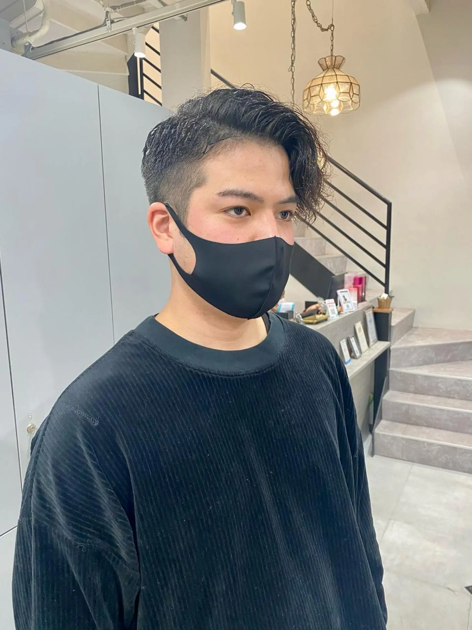 ショート メンズ メンズパーマ メンズツイストパーマ ツイストパーマ カット パーマ 村山 豪歩のヘアスタイル