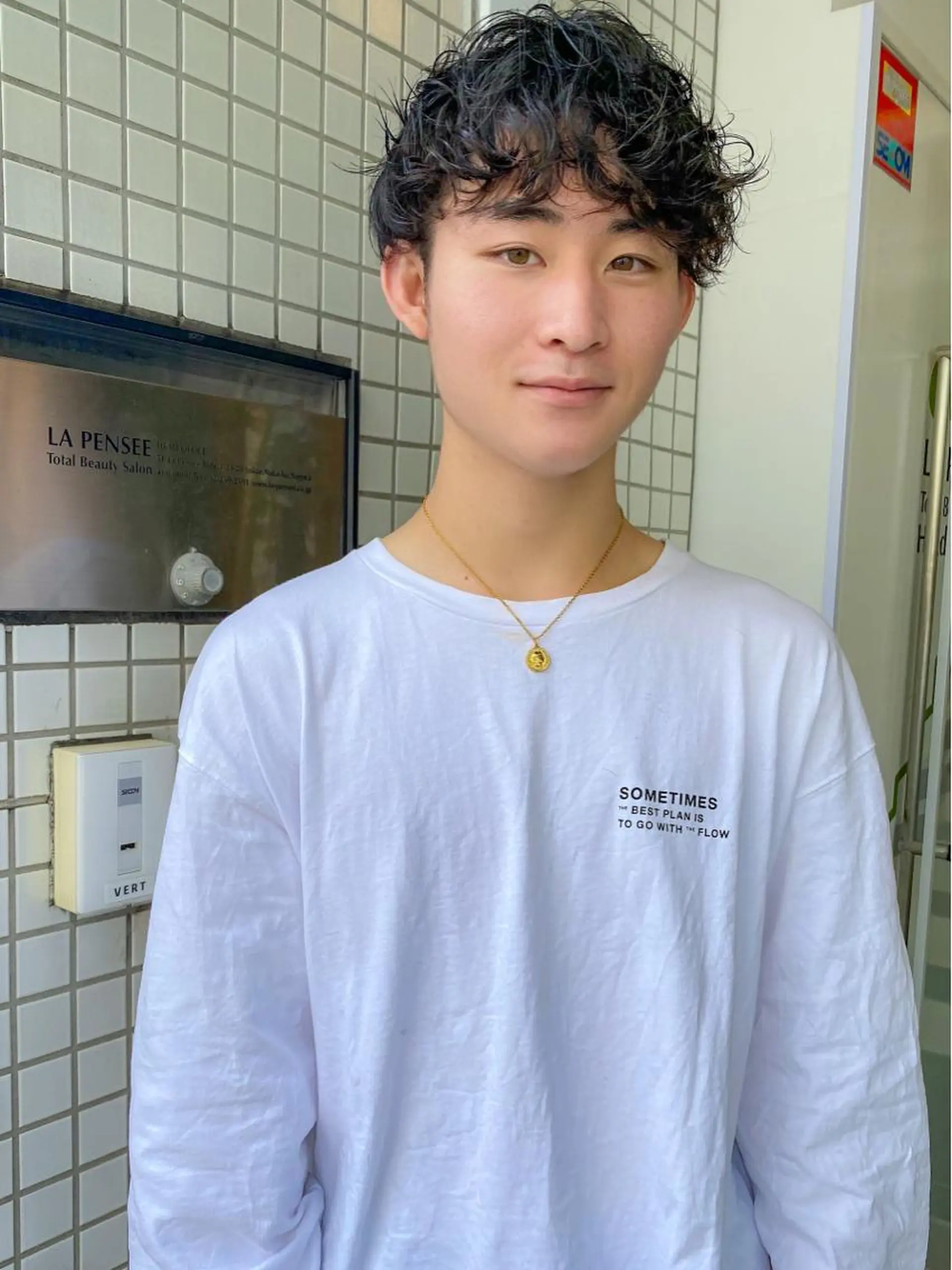 ショート パーマ メンズ カット パーマ 栄/矢場町 三井太朗のヘアスタイル