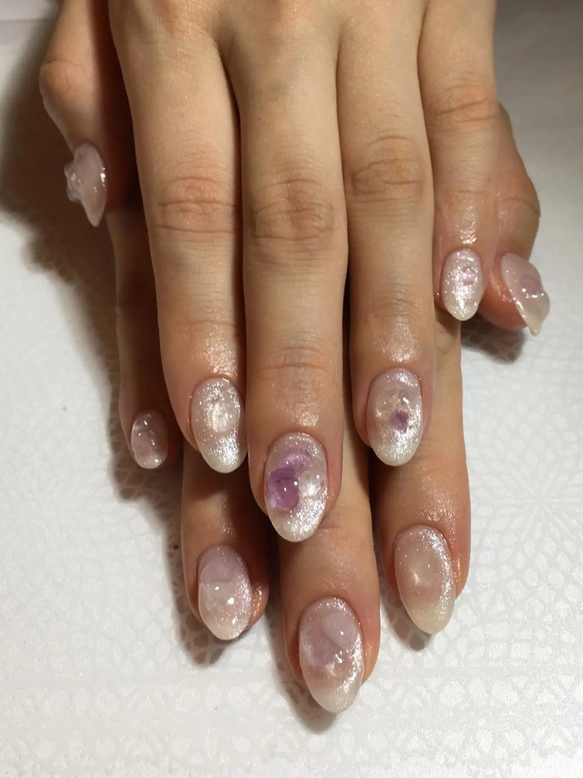 ネイル ストーンネイル 古川 里美のネイルデザイン