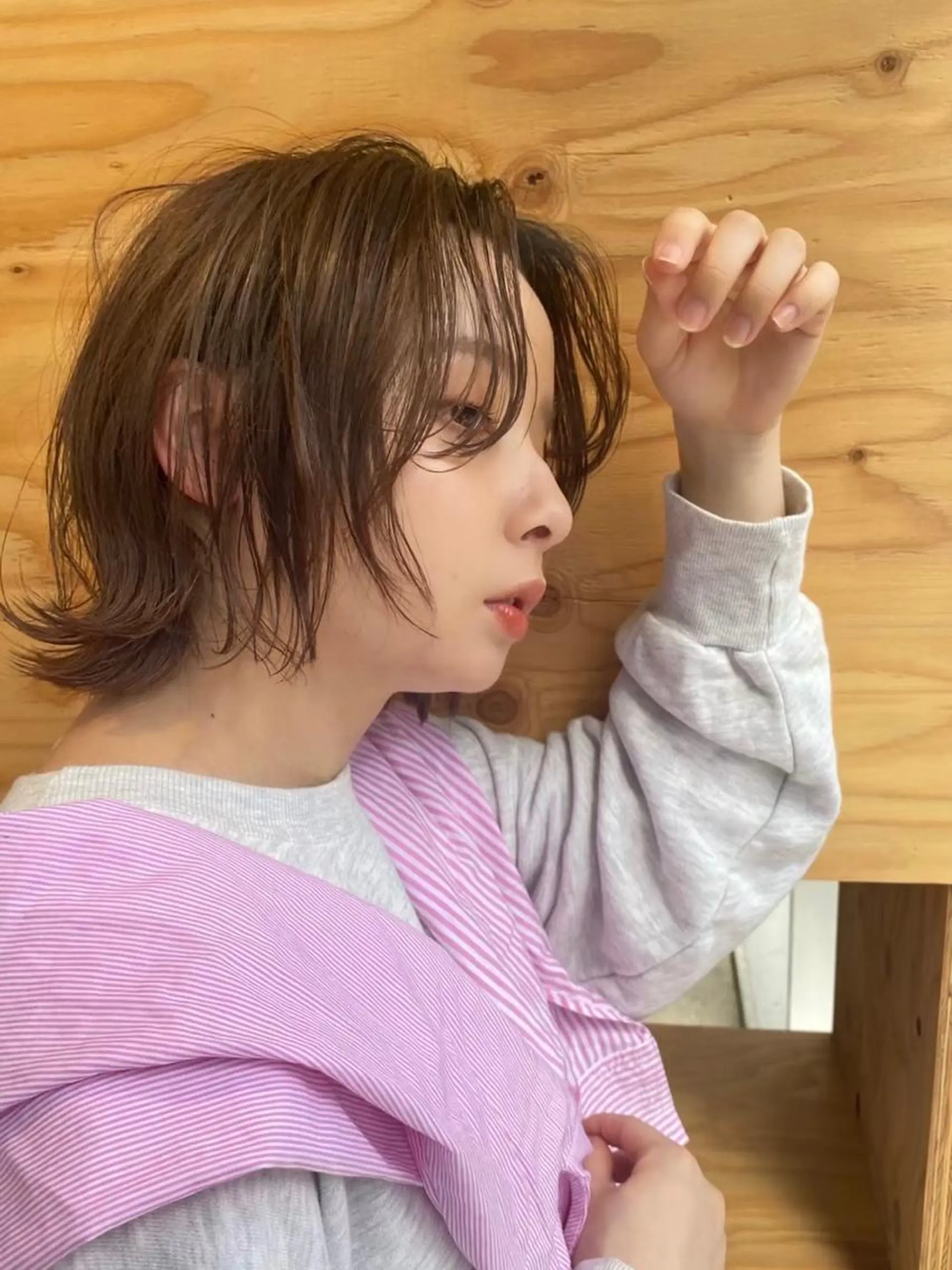 ミディアム カット Le'a 谷町🌼 幸村はるひのヘアスタイル