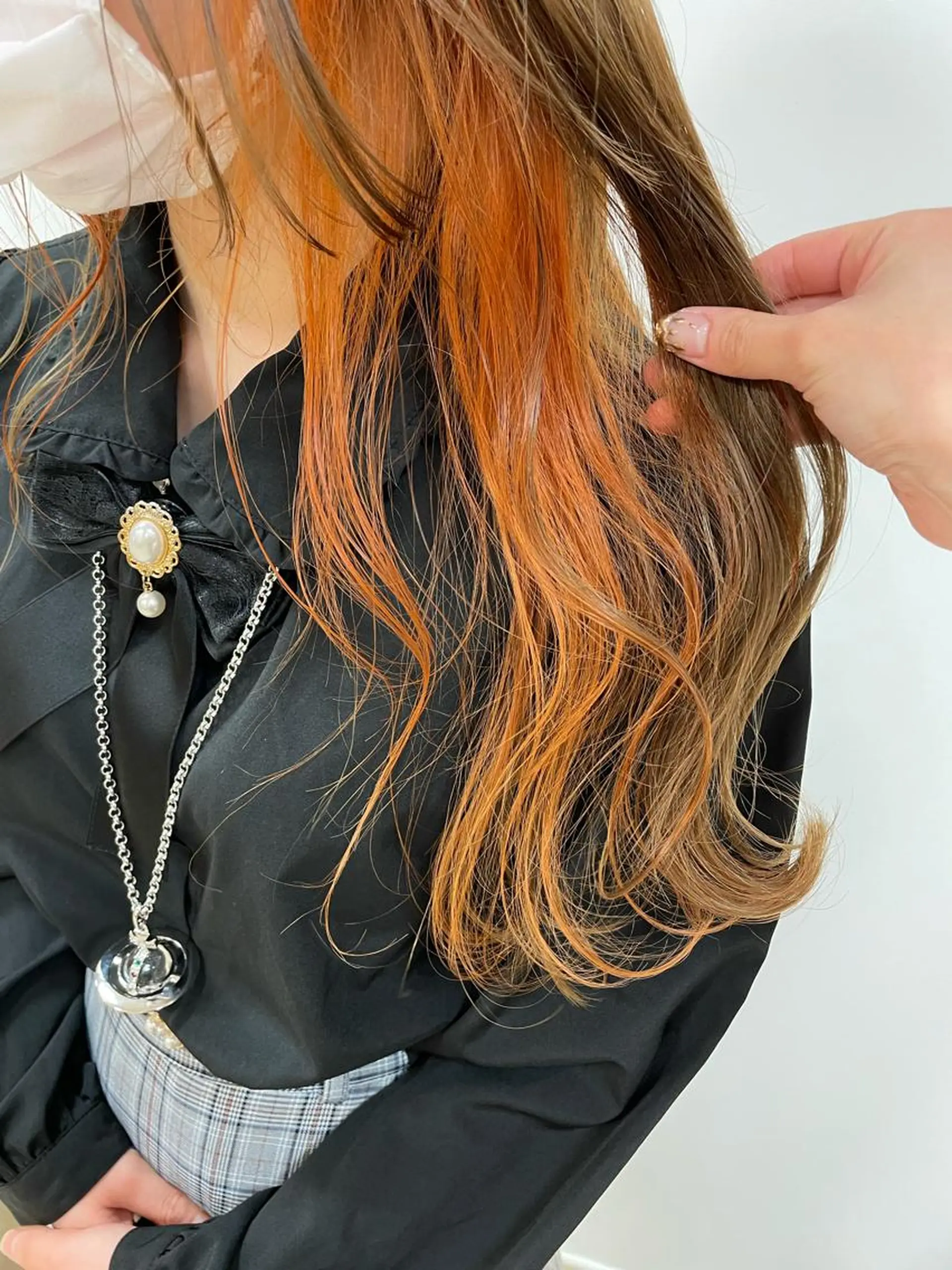 ロング カラー カット ヘアカラー ヘッドスパ ヘアセット 暖色レイヤー 🥀REIRIのヘアスタイル