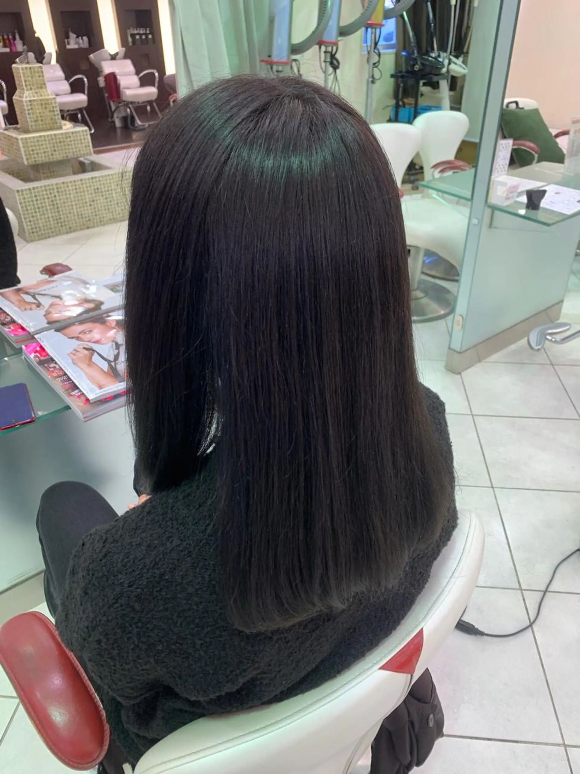 ミディアム カラー ヘアカラー 今村 愛美のヘアスタイル