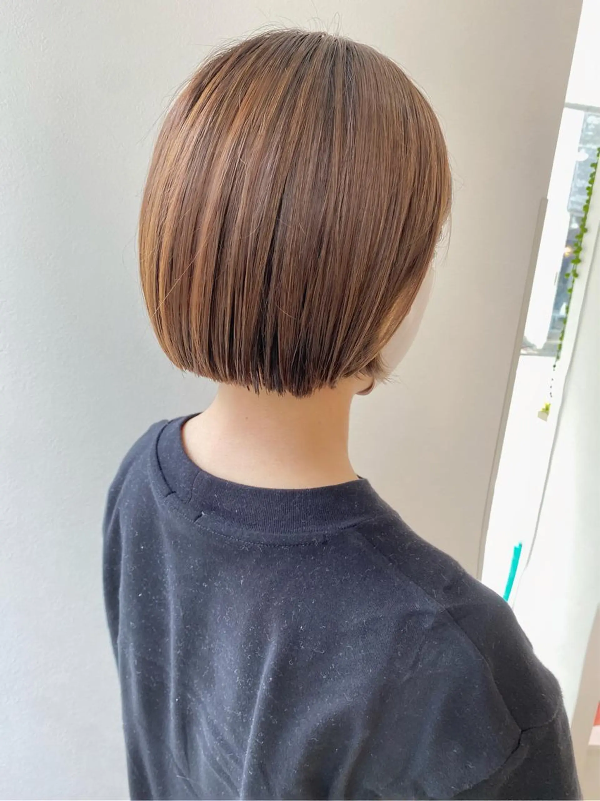 ショート カラー カット ヘアカラー 西山梨々/ボブ/ ショート/レイヤーのヘアスタイル