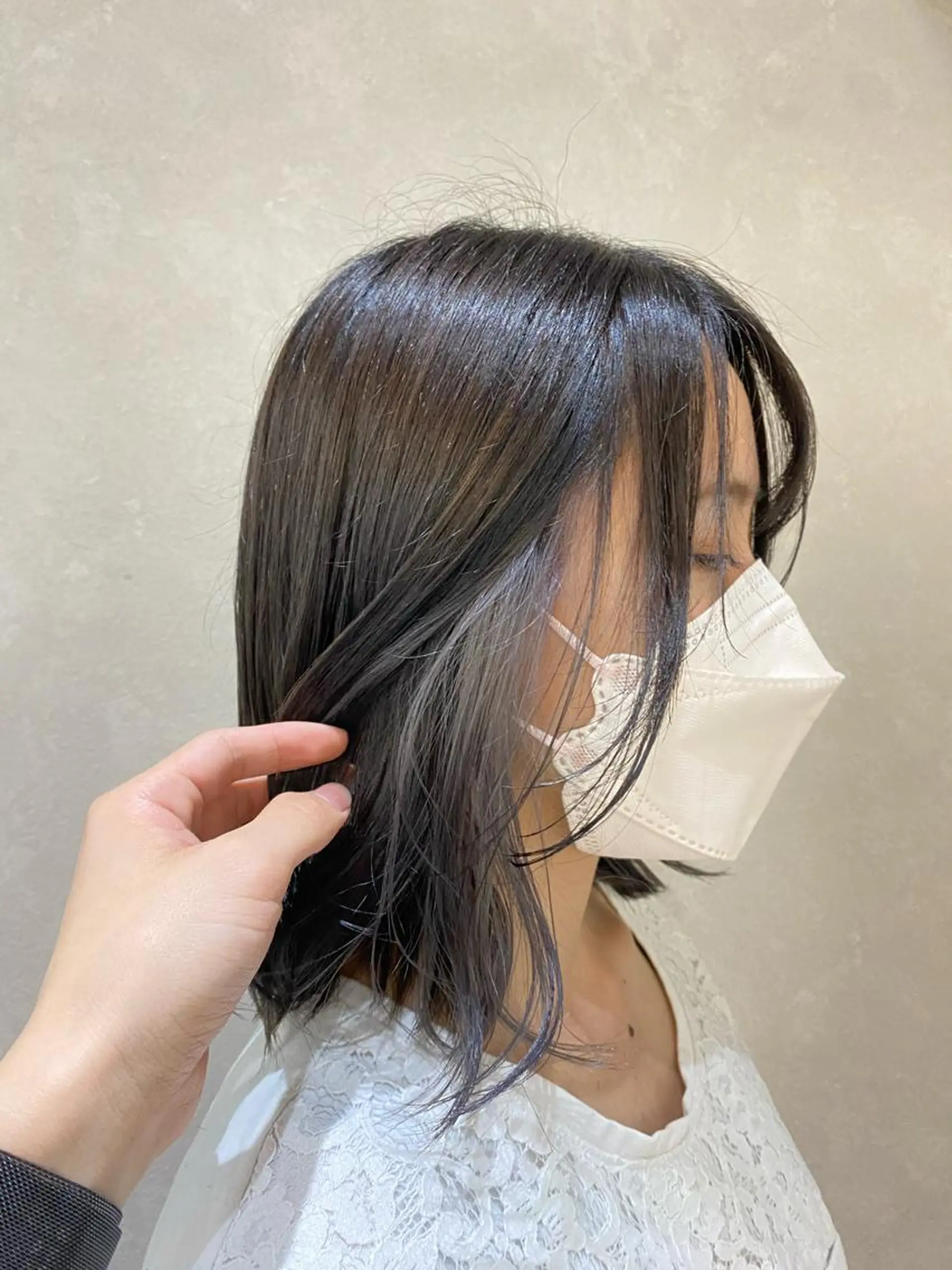 ミディアム カラー ヘアアレンジ メンズ キッズ メンズブリーチ ブリーチ シルバー トリートメント ヘアカラー HAZEL博多所属・杉村 一輝のヘアスタイル