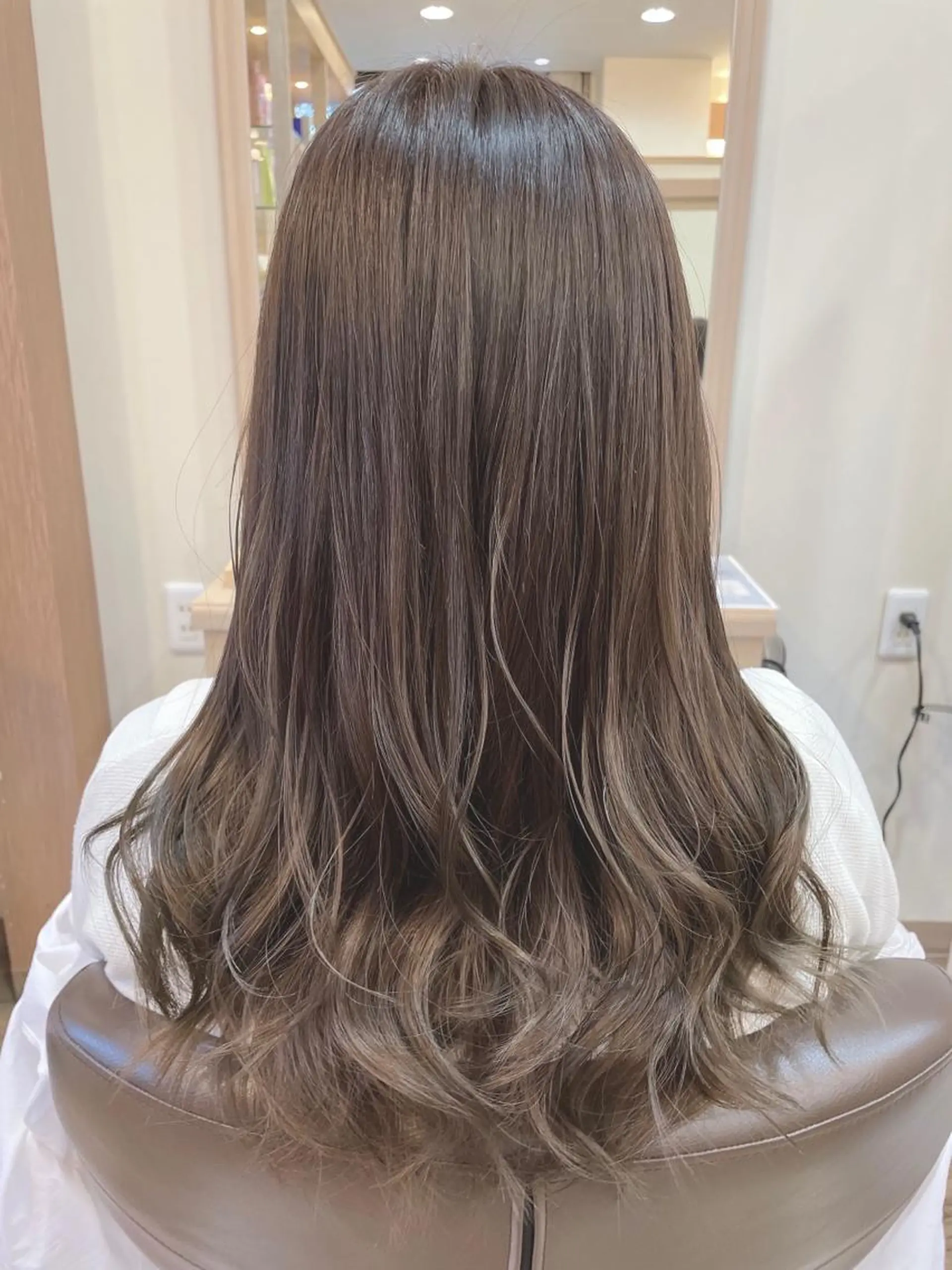 ロング カラー アッシュ ベージュカラー ヘアカラー メンズパーマ🌀/ 中村郁未のヘアスタイル