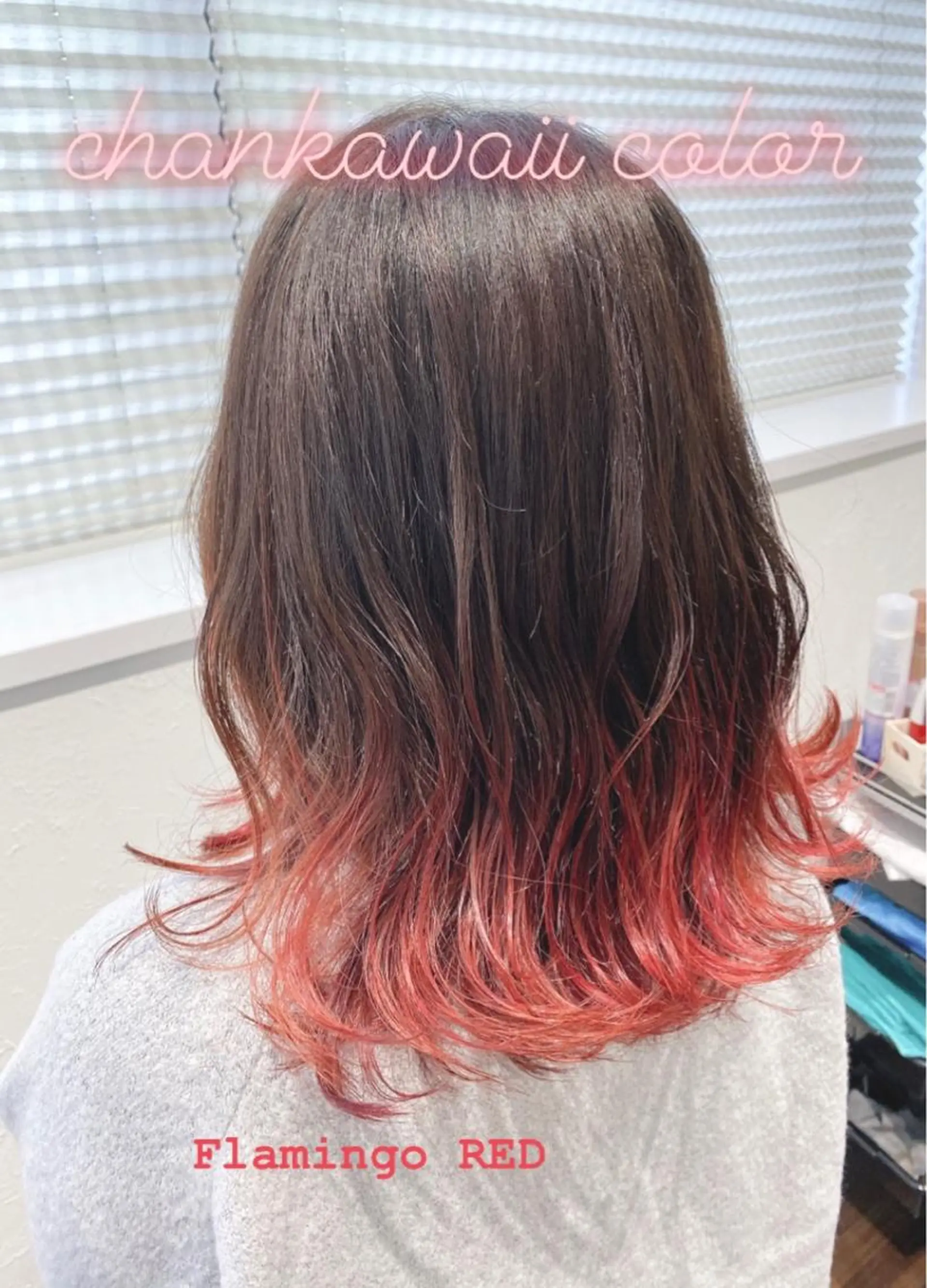 ミディアム カラー グラデーションカラー シェアサロンR所属・川合 勇気のヘアスタイル
