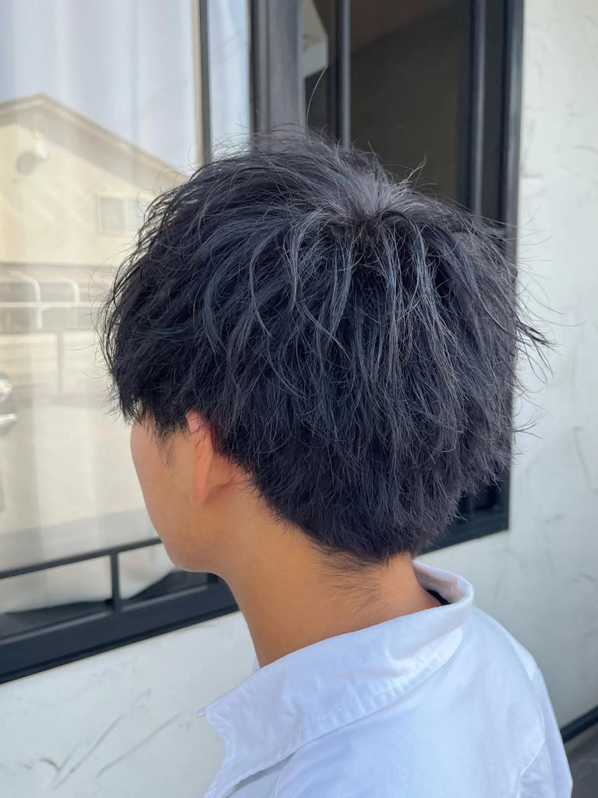 ショート カット ヘアカラー 道下 颯人のヘアスタイル