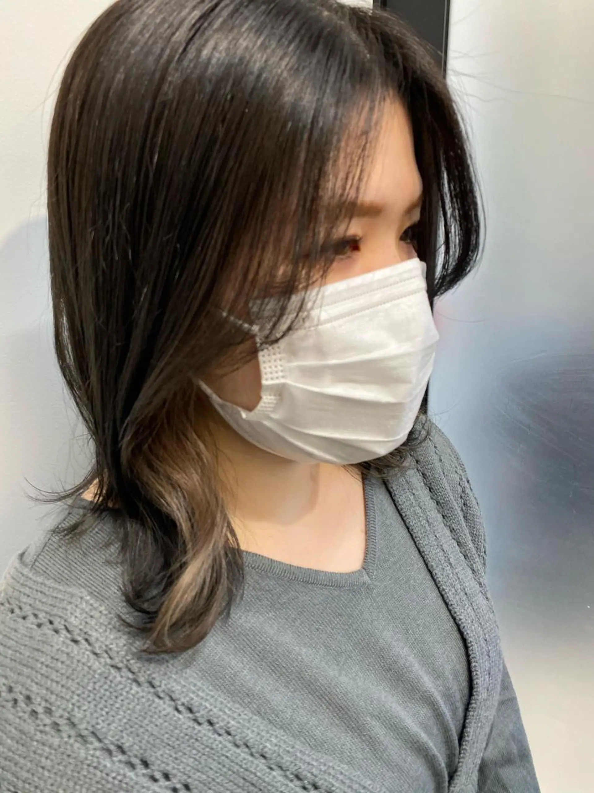 ミディアム カラー 【艶髪×韓国風】 毛流れ職人 RYOのヘアスタイル