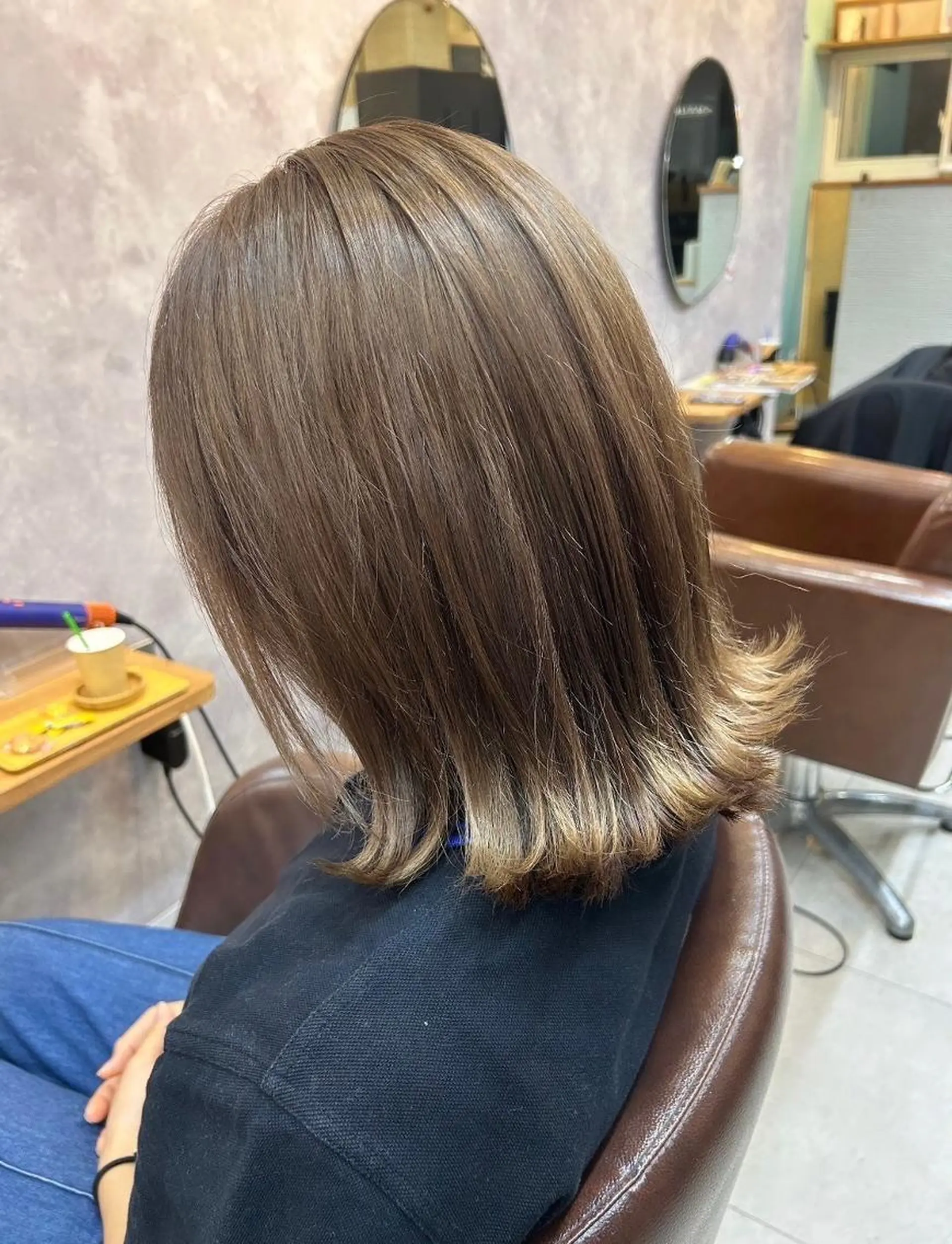 セミロング カラー ブリーチ ケアブリーチ ダブルカラー ハイトーンカラー インナーカラー ❣️ハイトーン❣️ BLUE&Co.のヘアスタイル