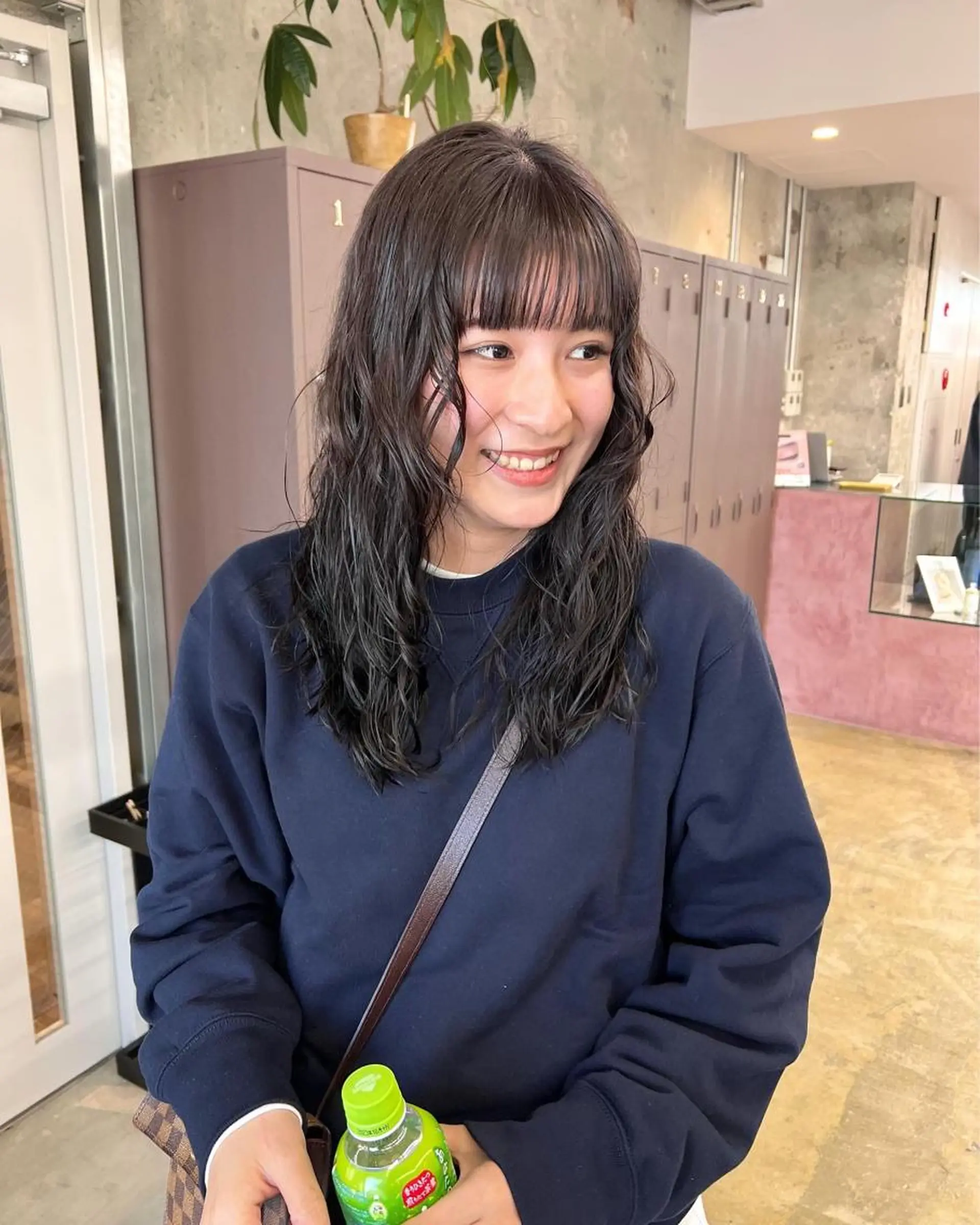 ロング パーマ カット パーマ 水野 雪 パーマ/暖色カラーのヘアスタイル