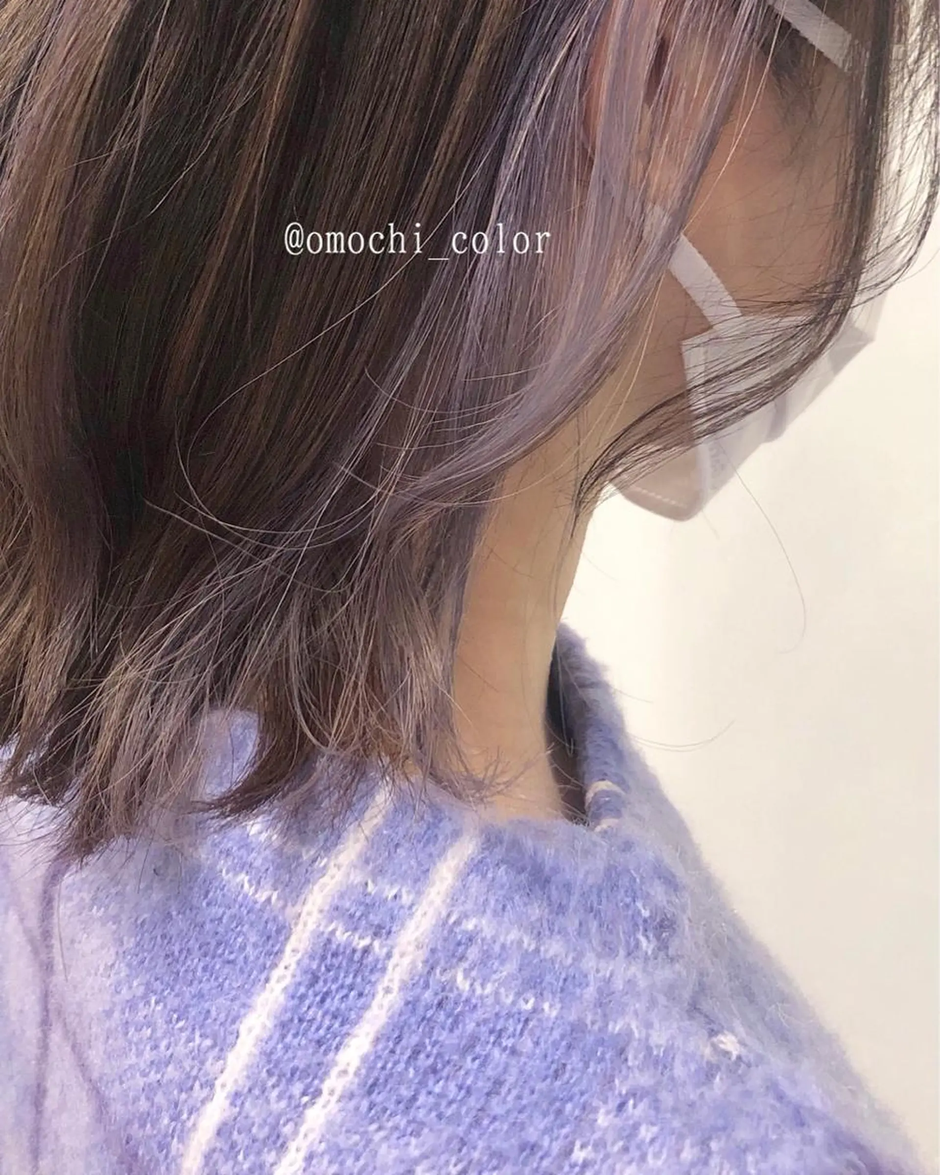 ミディアム カラー パーマ ヘアアレンジ メンズ キッズ ネイル マツエク・マツパ メンズハイライト ベージュカラー デザインカラー イヤリングカラー ハイライトカラー 隠れ家サロンso you所属・yukimi .のヘアスタイル