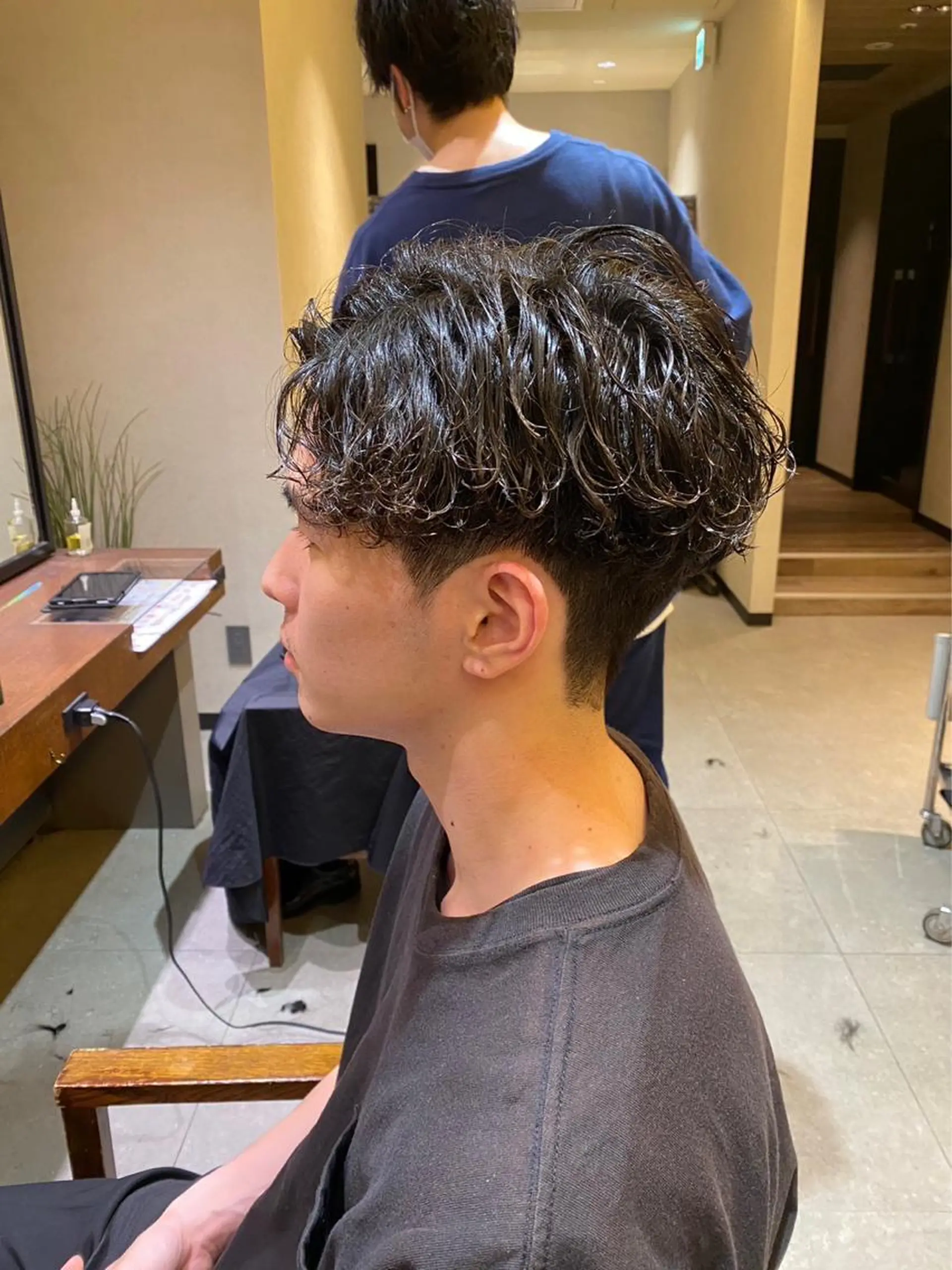 パーマ メンズ FURUSHO梅田所属・【メンズ限定】原 唯登のヘアスタイル
