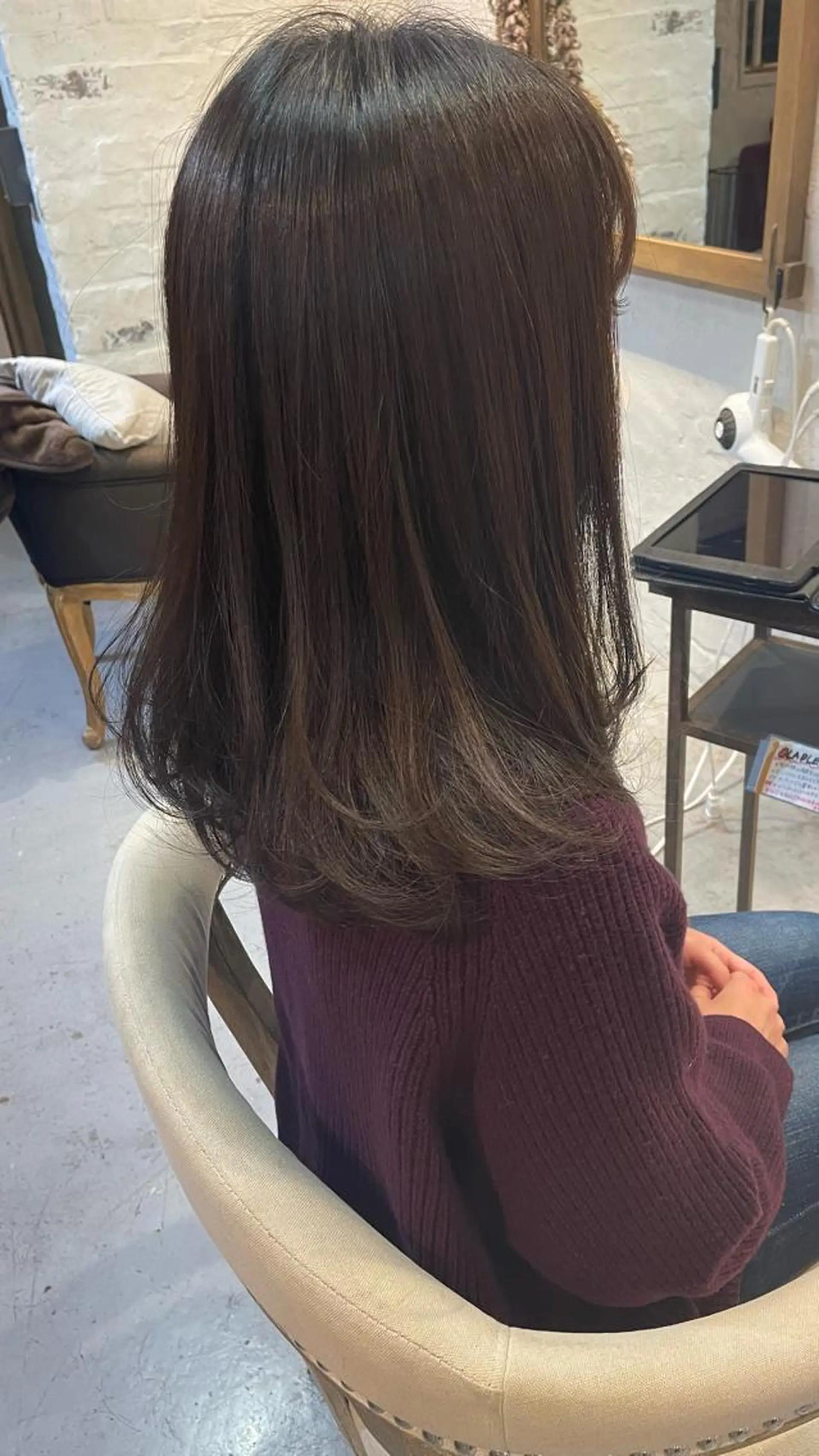 ロング レイヤーカット 橋本 実奈美のヘアスタイル