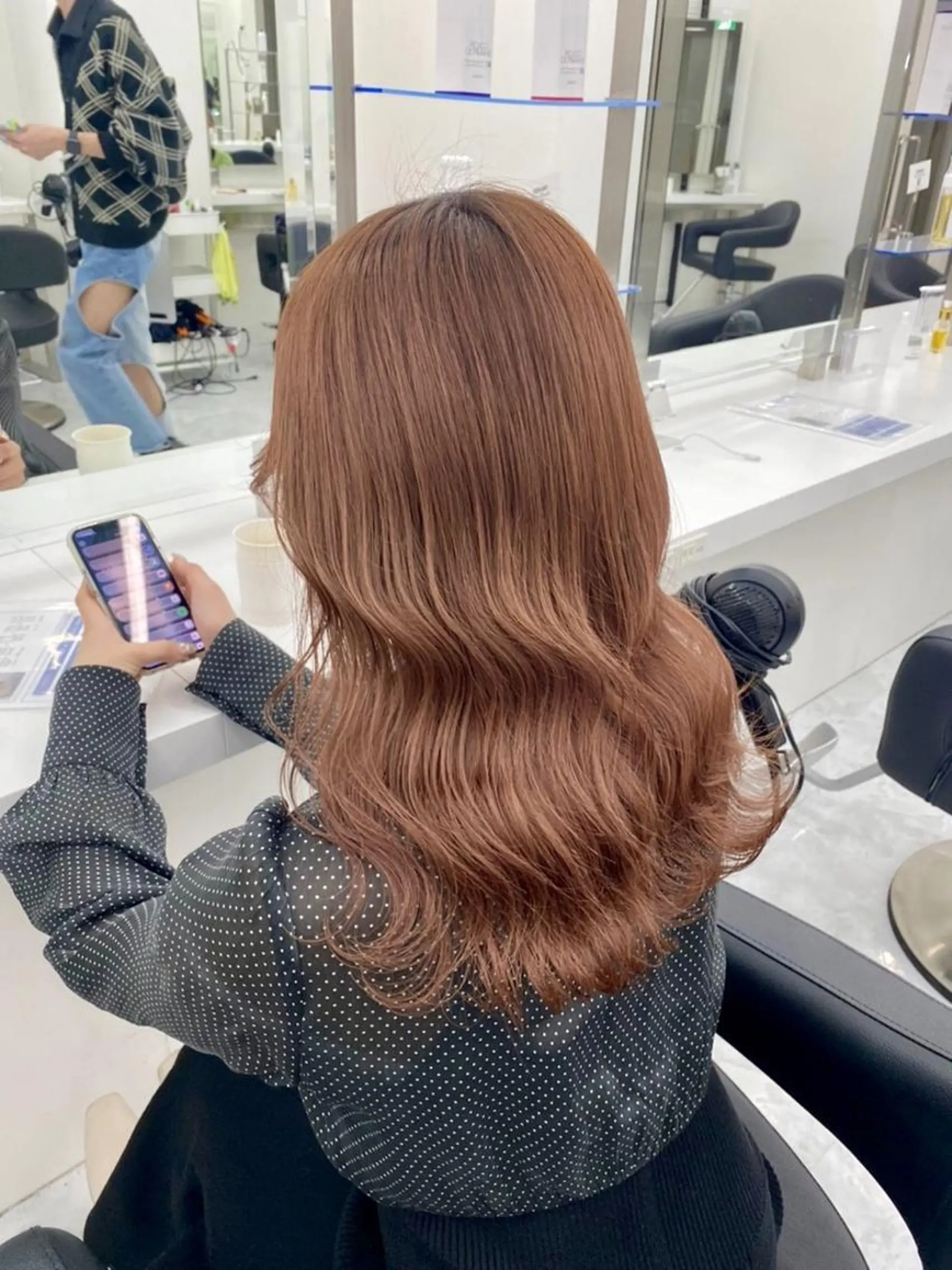 カラー 夏の暖色カラー💞 渋谷FRUITSのヘアスタイル