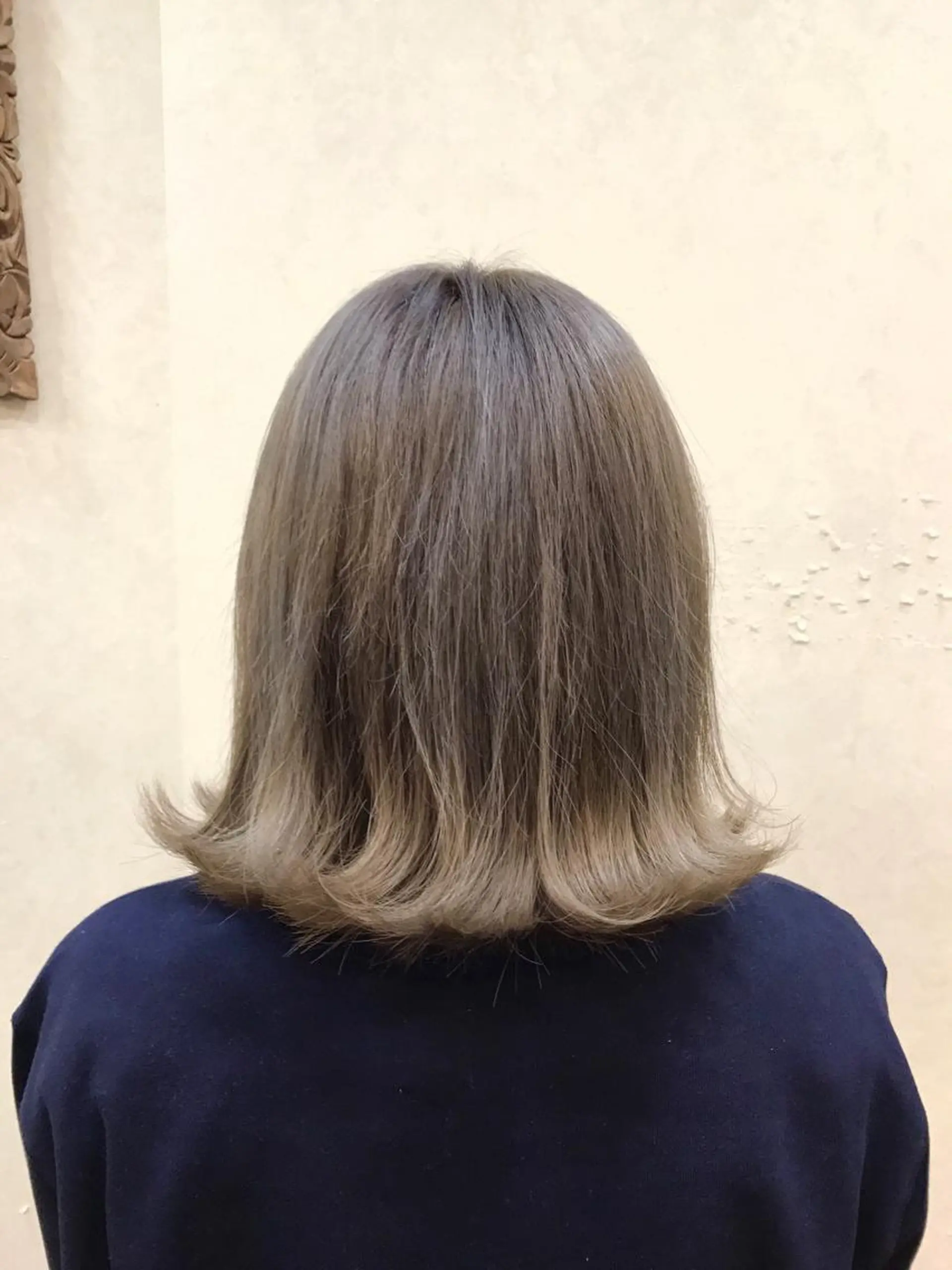 ショート カラー ヘアアレンジ ブリーチ a-o横浜所属・色落ちまでキレイに！ ！女性サロンremiのヘアスタイル