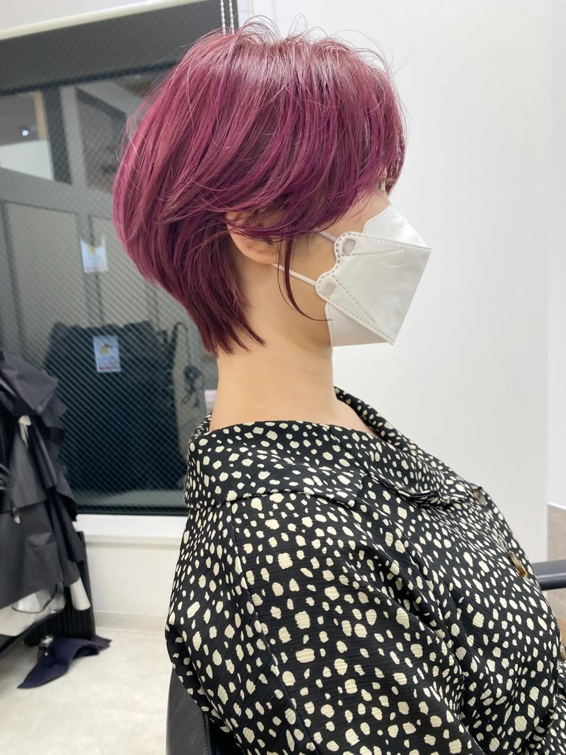 ショート カラー THE DAY所属・AKI HASHIMOTOのヘアスタイル