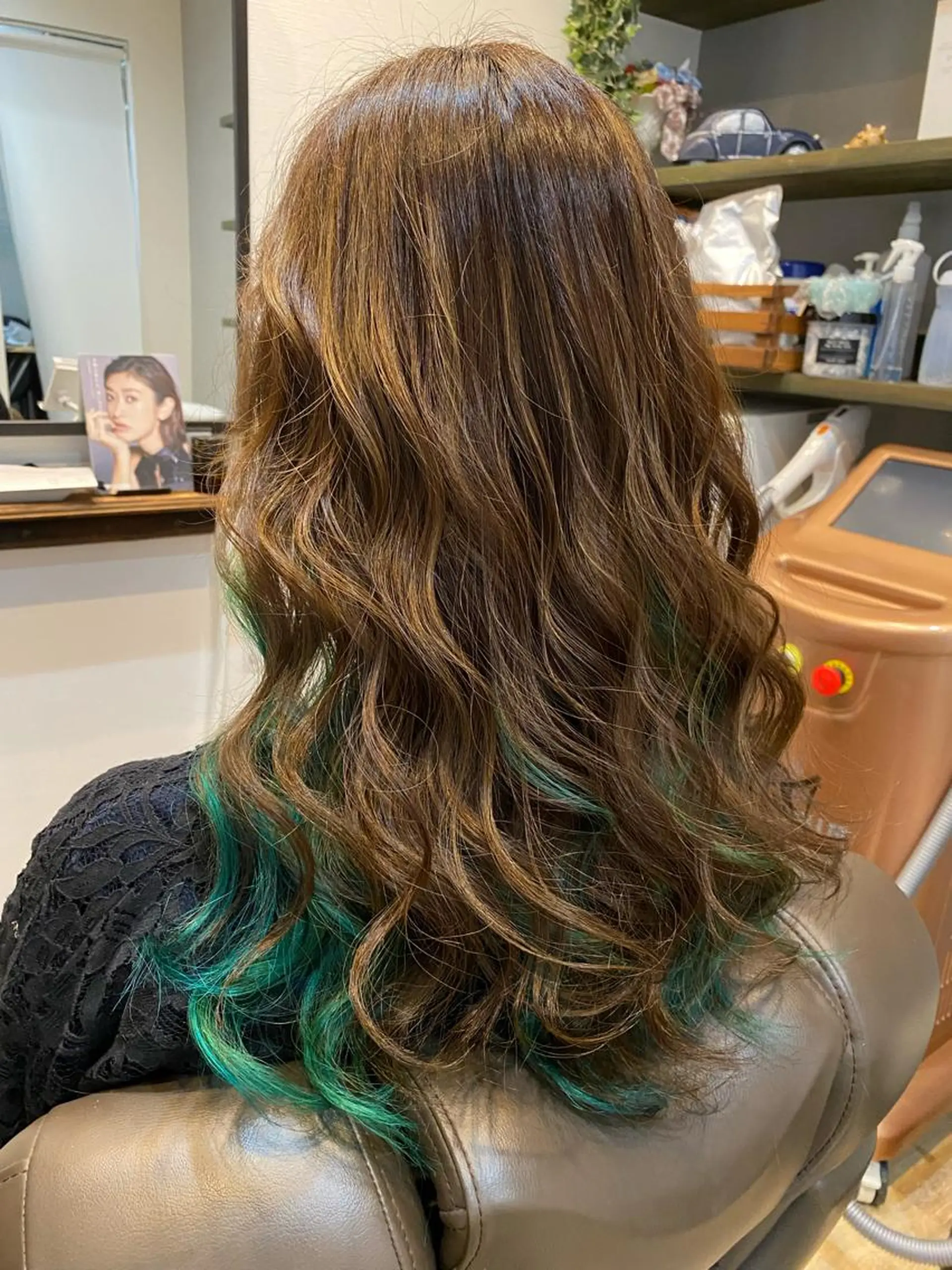 カラー インナーカラー RIRŪA所属・プルシールエクステ ちゃきのヘアスタイル