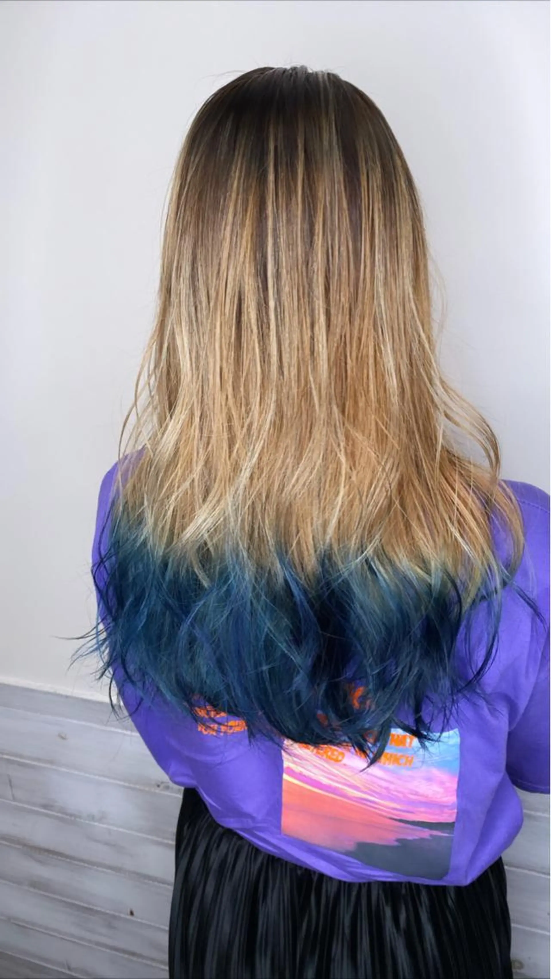 ロング カラー ヘアアレンジ バレイヤージュ レイヤーカット ヘアカラー まつげと美容室/ 個室/瀬戸 一菜のヘアスタイル