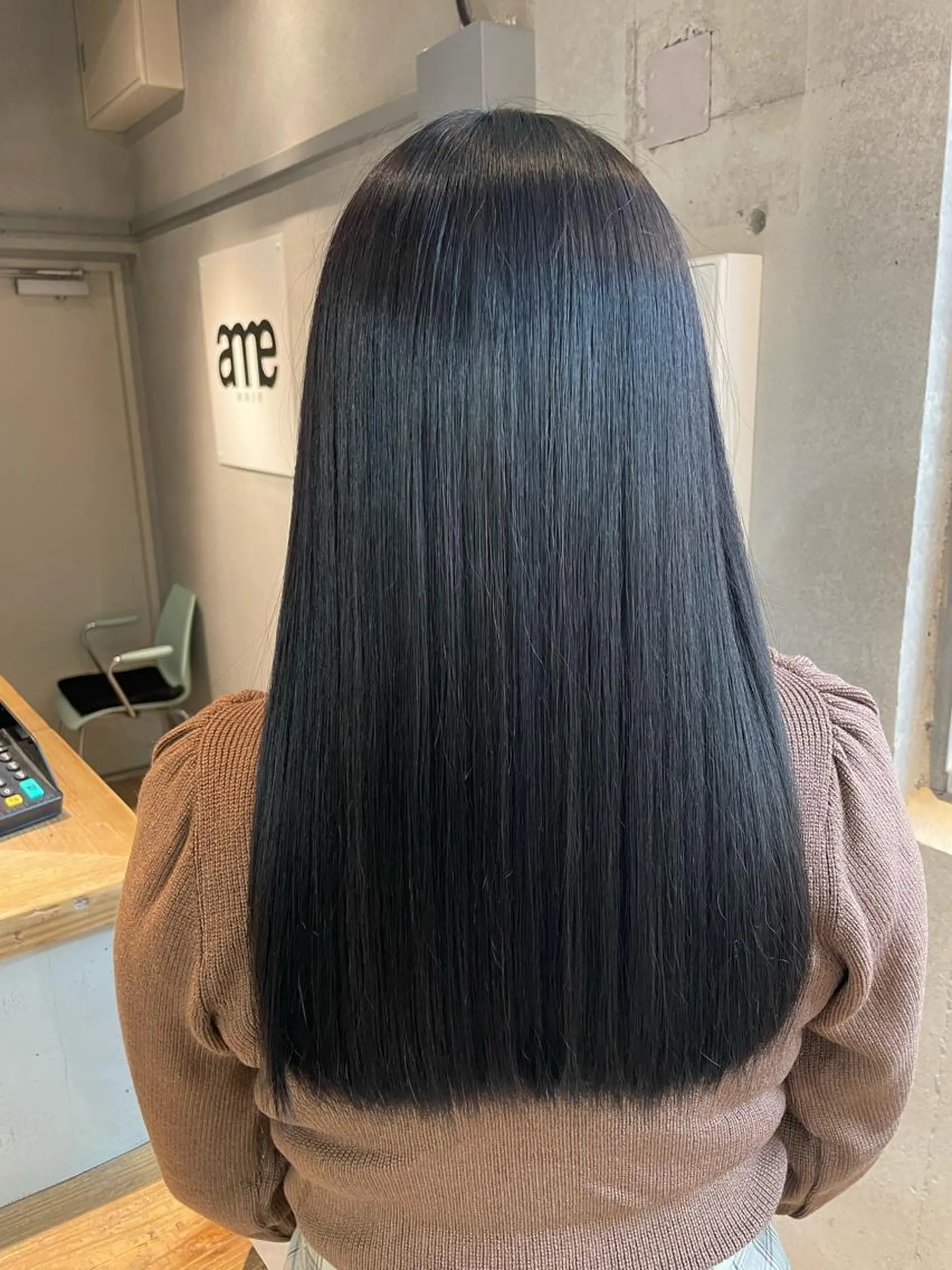 ロング カラー カット ヘアカラー しのはら まどかのヘアスタイル