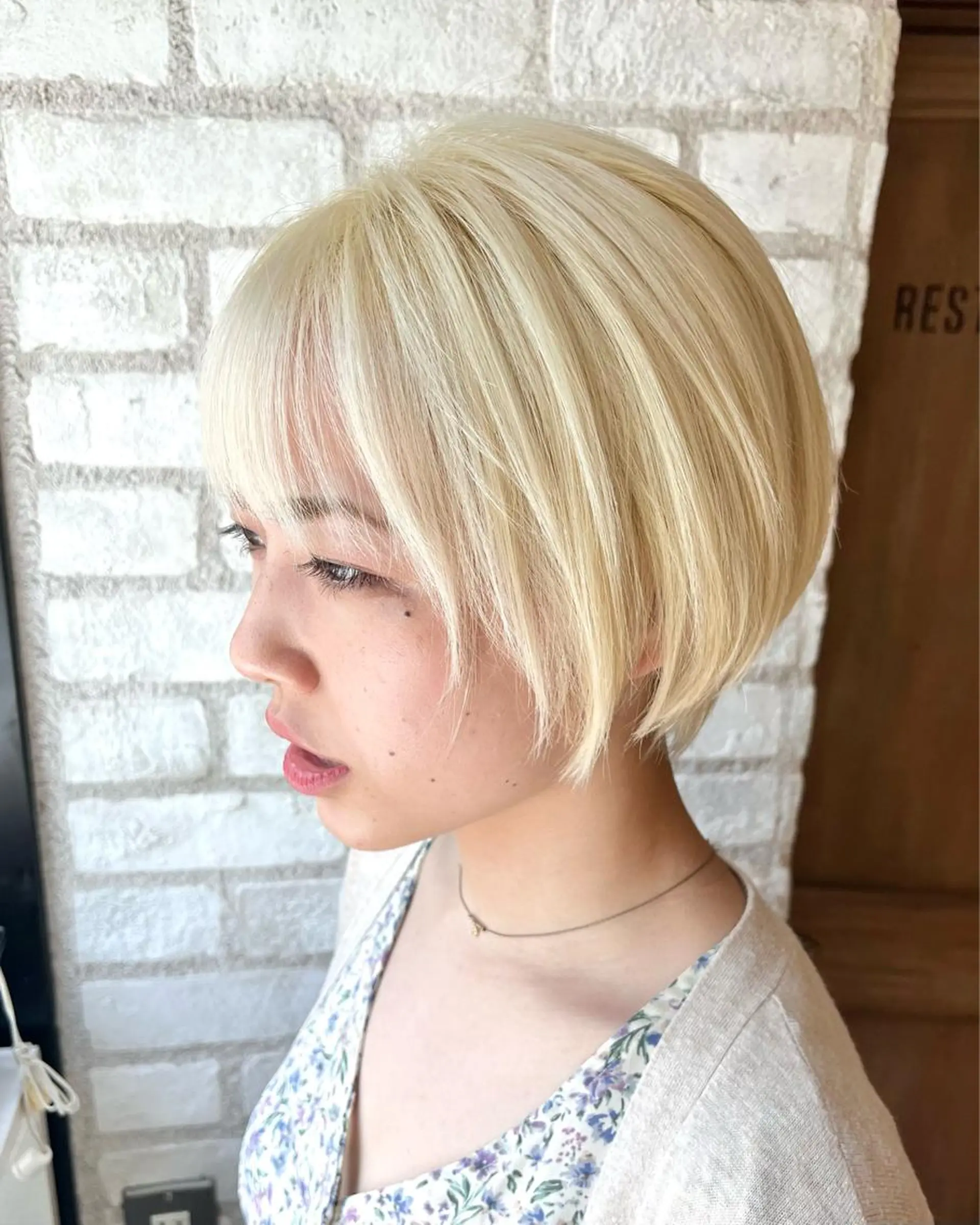 ショート 似合わせ×ハイトーン キドヨシキのヘアスタイル