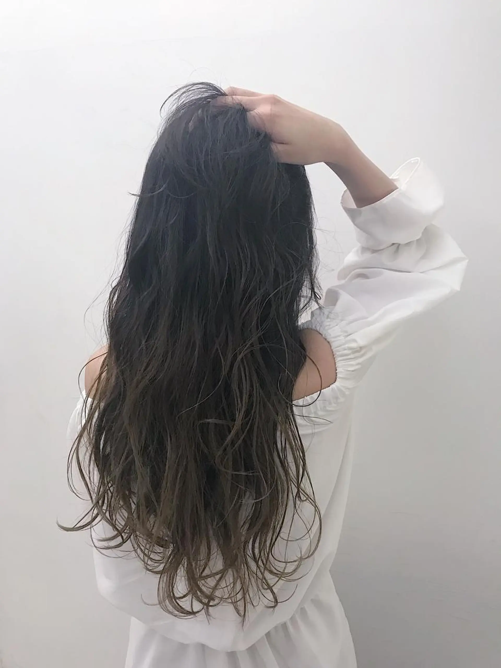 ロング カラー カット ヘアカラー ブリーチカラー/ 岩破瑞希のヘアスタイル