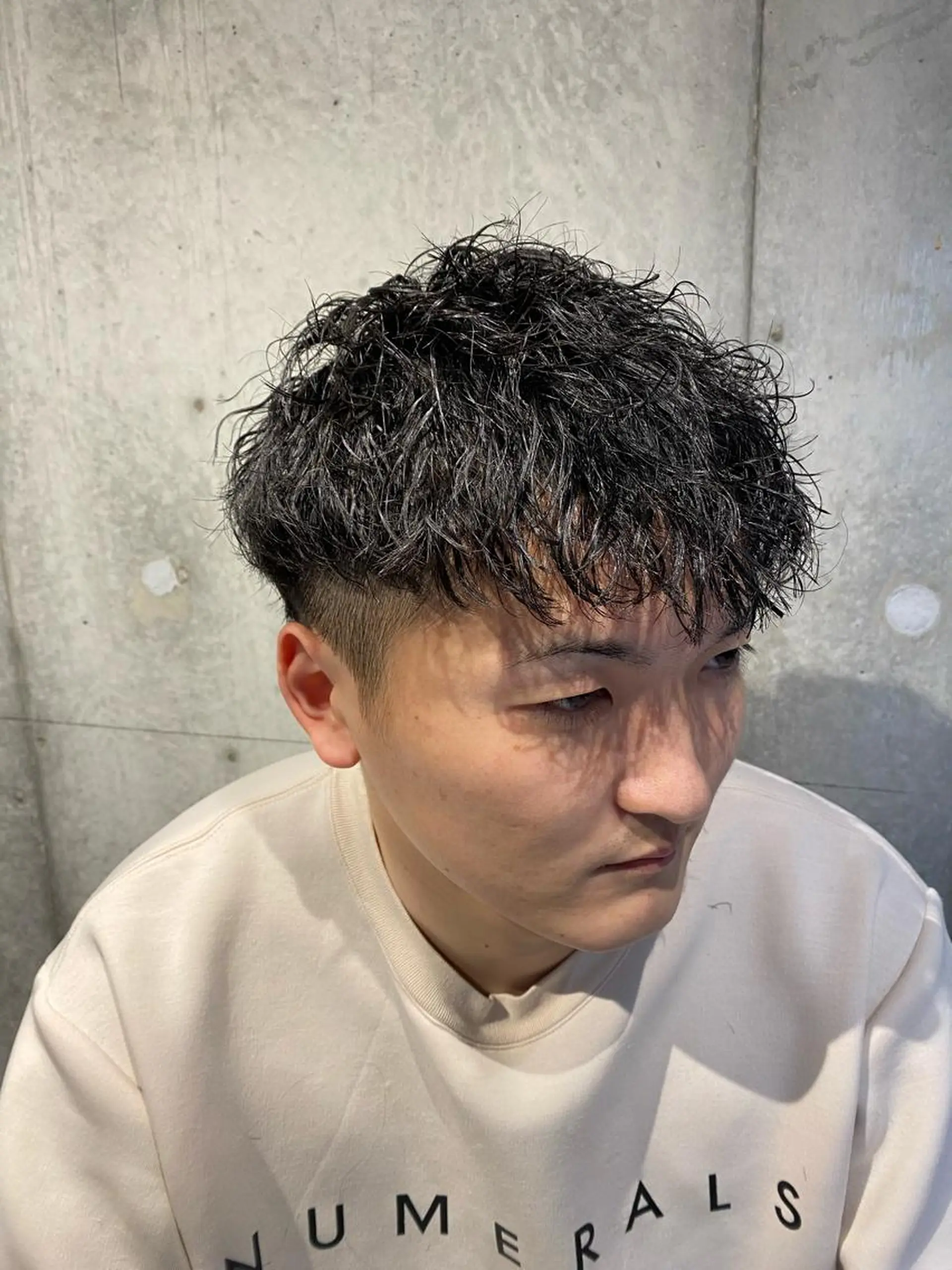 メンズ メンズパーマ カット パーマ SALOWIN 原宿ILSalice所属・ナチュラル特化 低価格/ＪＯのヘアスタイル