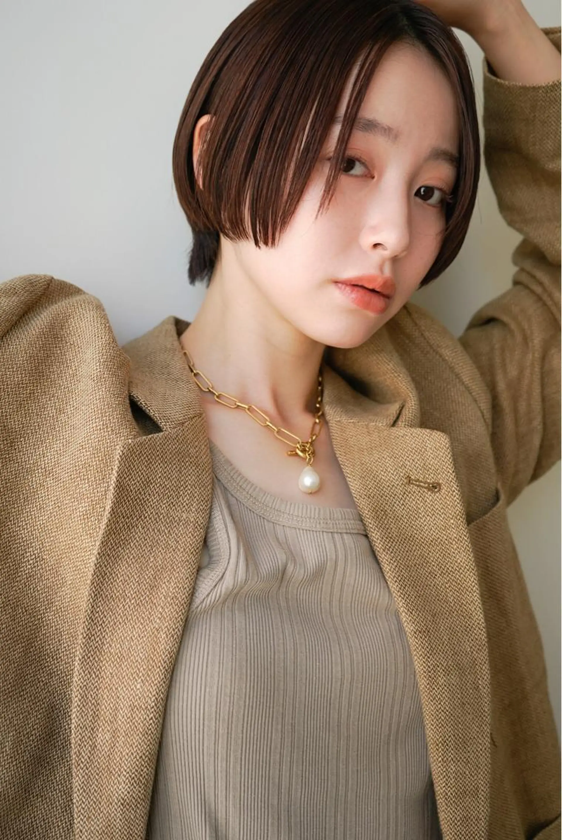 ショート THE DAY所属・AKI HASHIMOTOのヘアスタイル