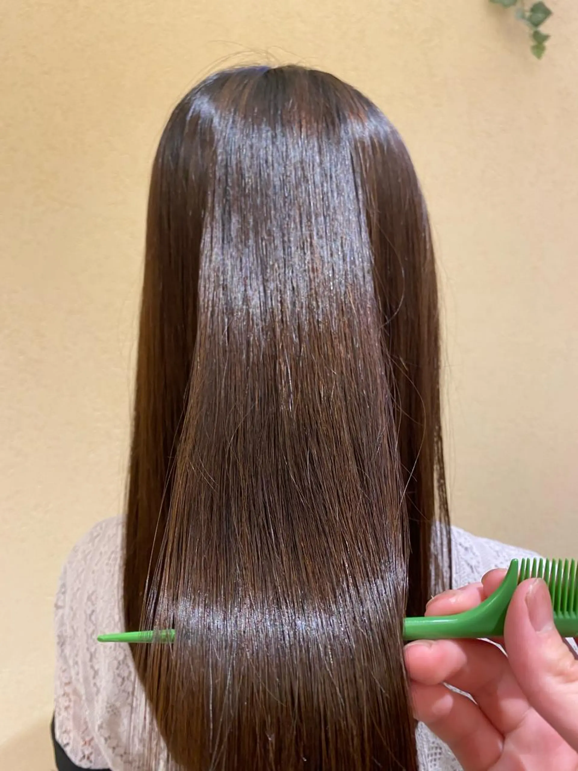 セミロング トリートメント 新宿スペインカール ヨモギダのヘアスタイル